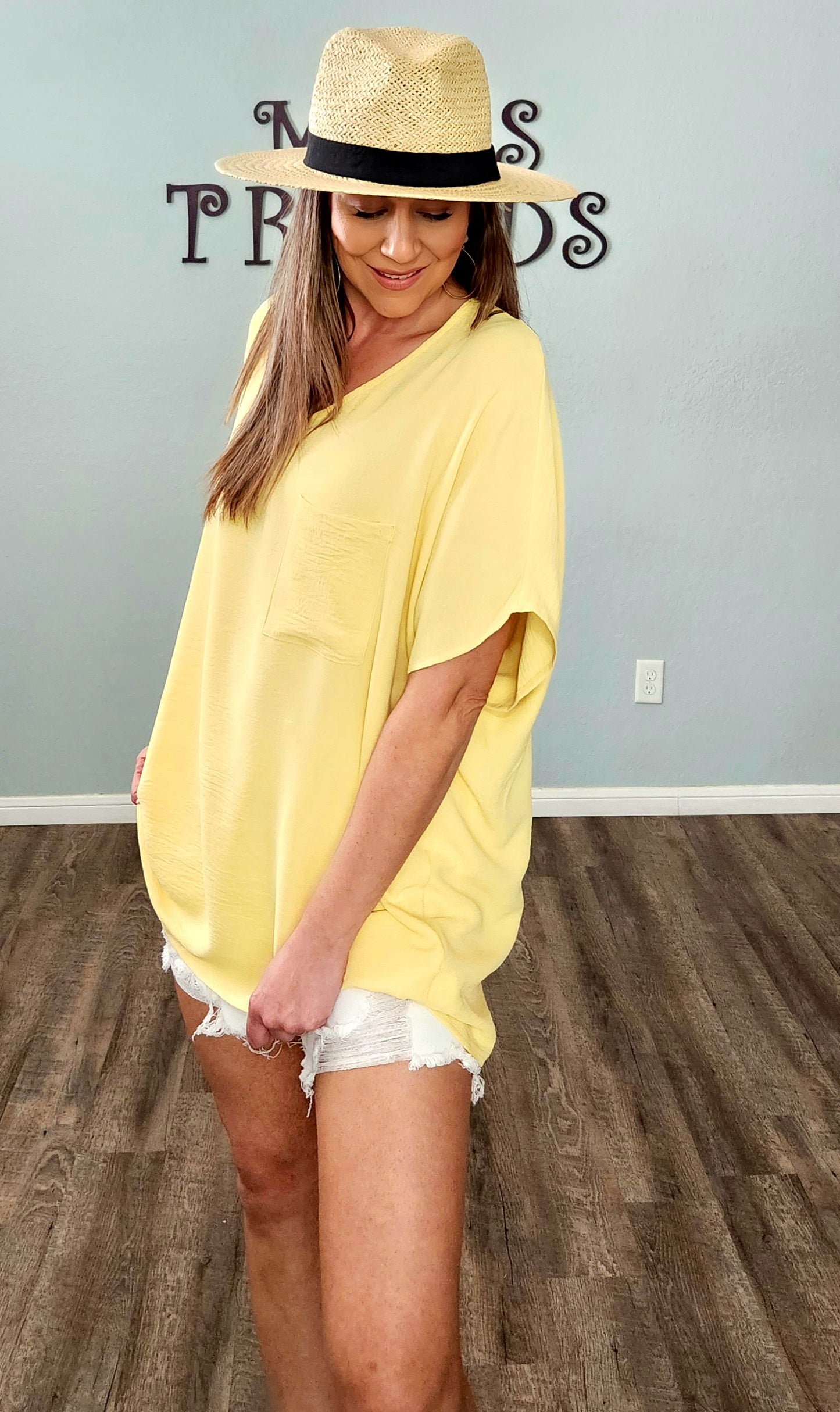 Looking STYLIN' Tunic Top- Yellow