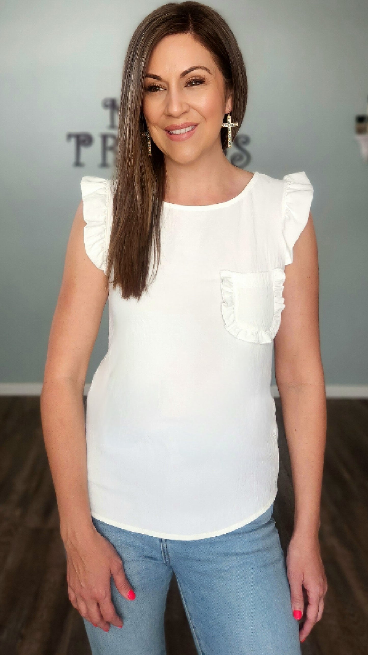 Perfect Combination Top- Ivory