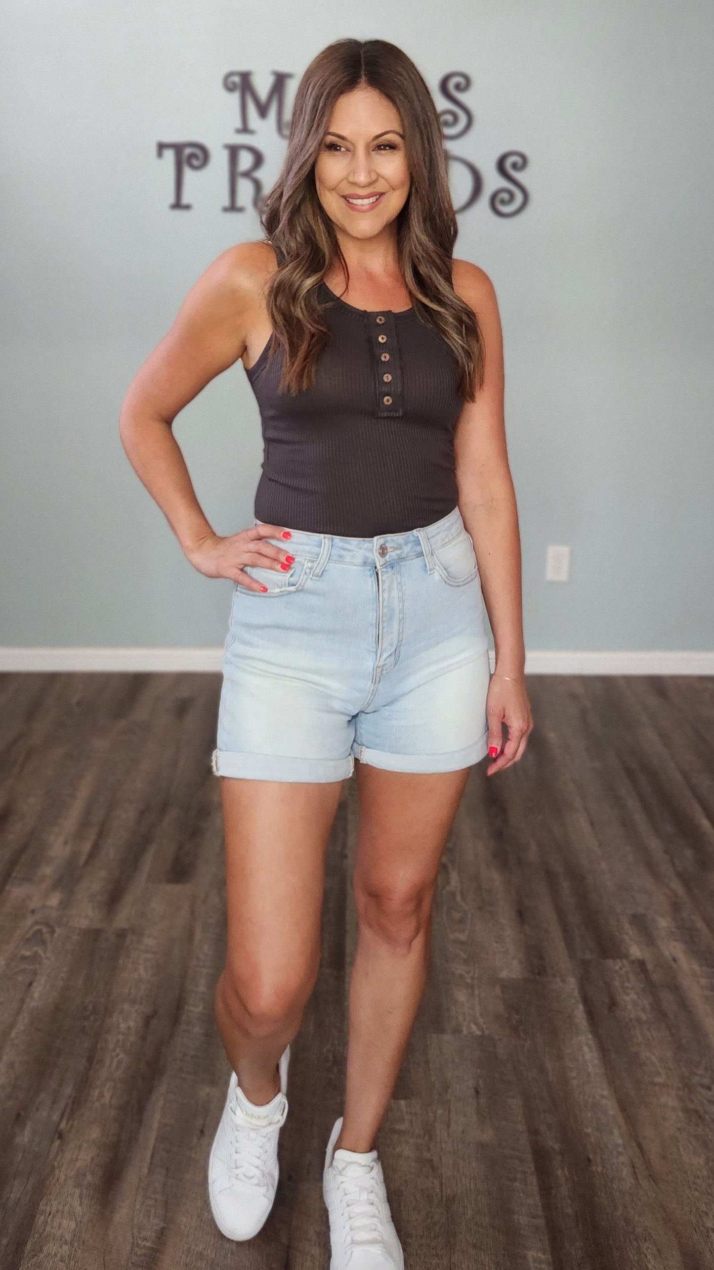 Your Casual Statement Tank-Grey