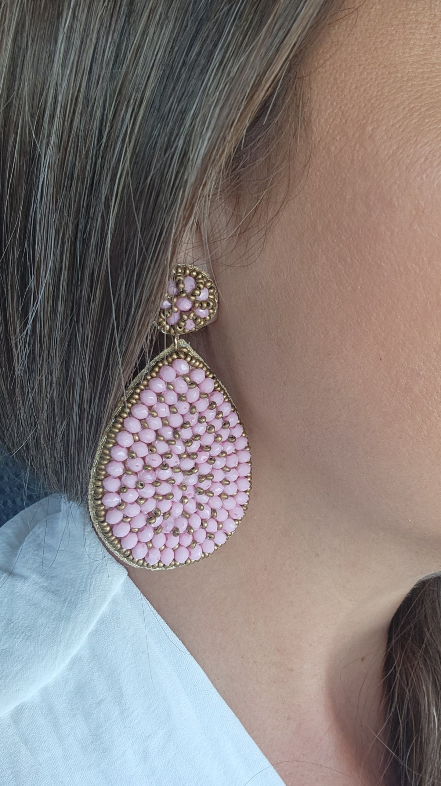 Main Attraction Earrings-Pink