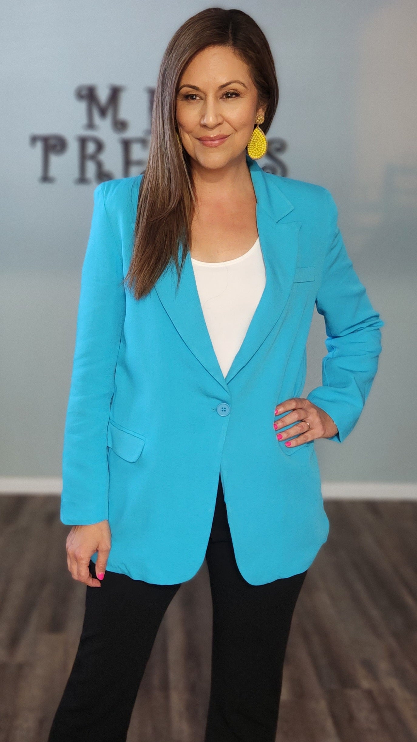 Thank Goodness Blazer-Blue