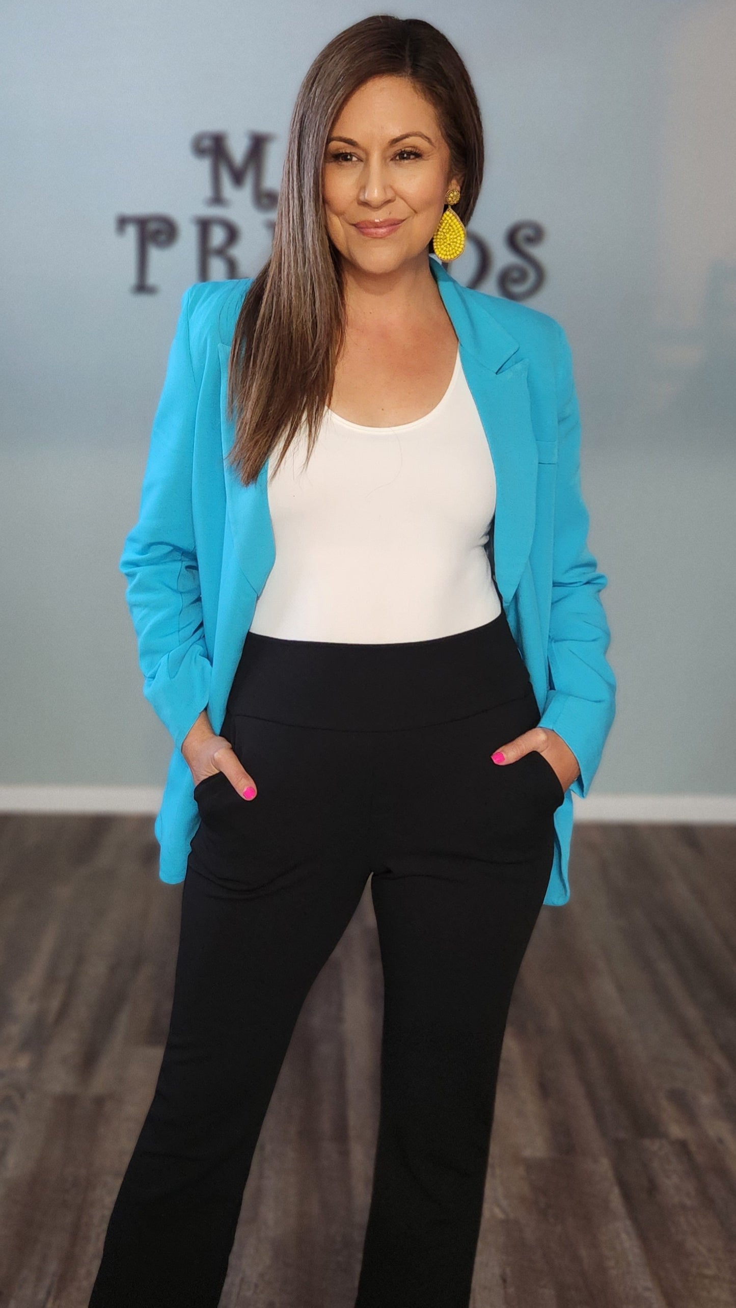 Thank Goodness Blazer-Blue