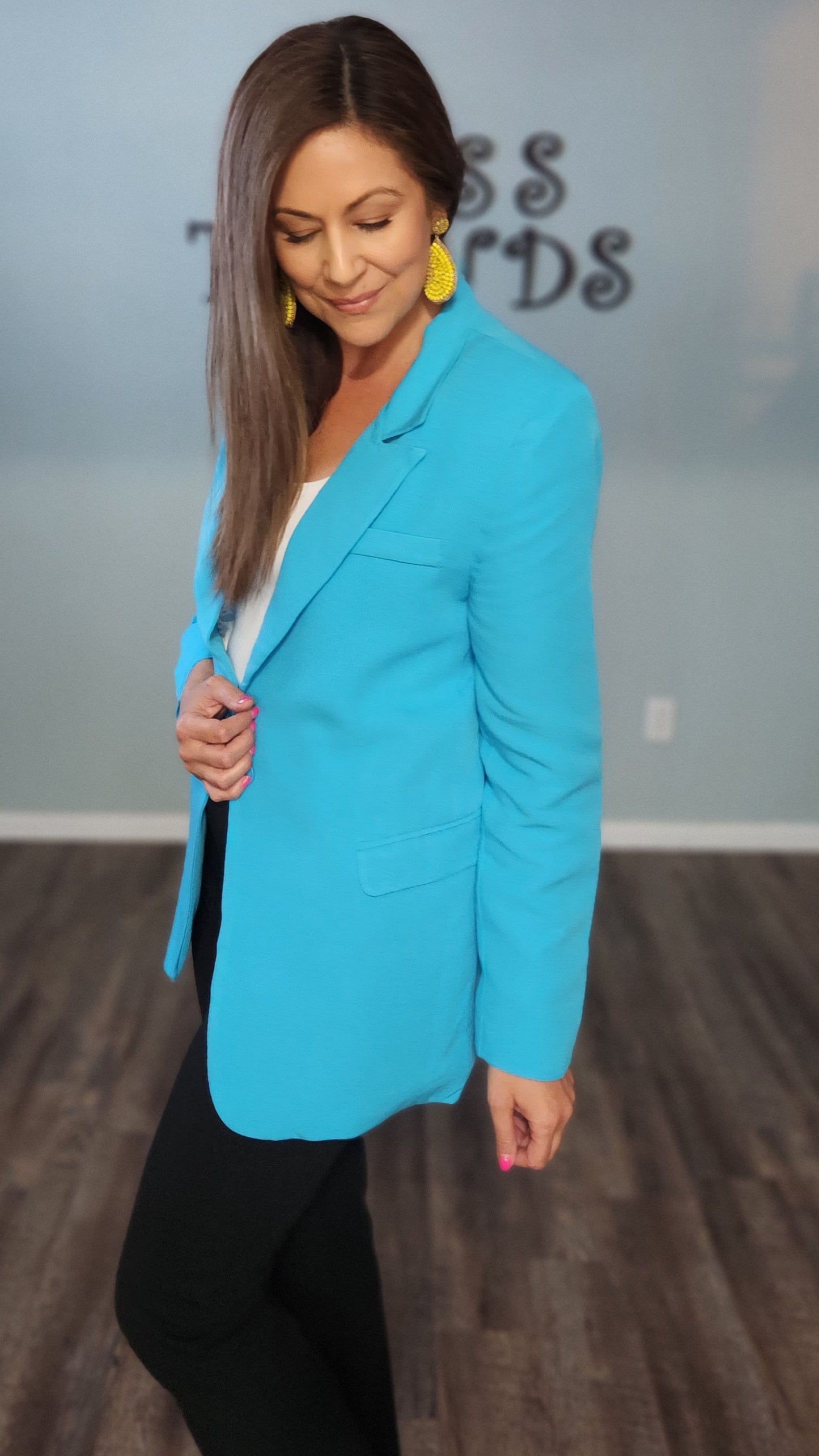 Thank Goodness Blazer-Blue