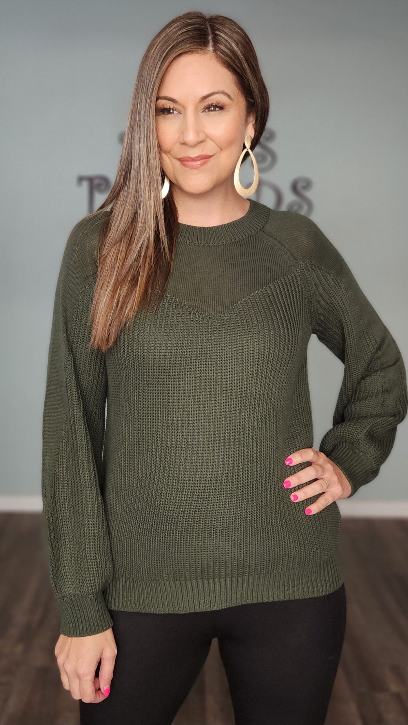 You've Been Waiting For This Sweater- Olive