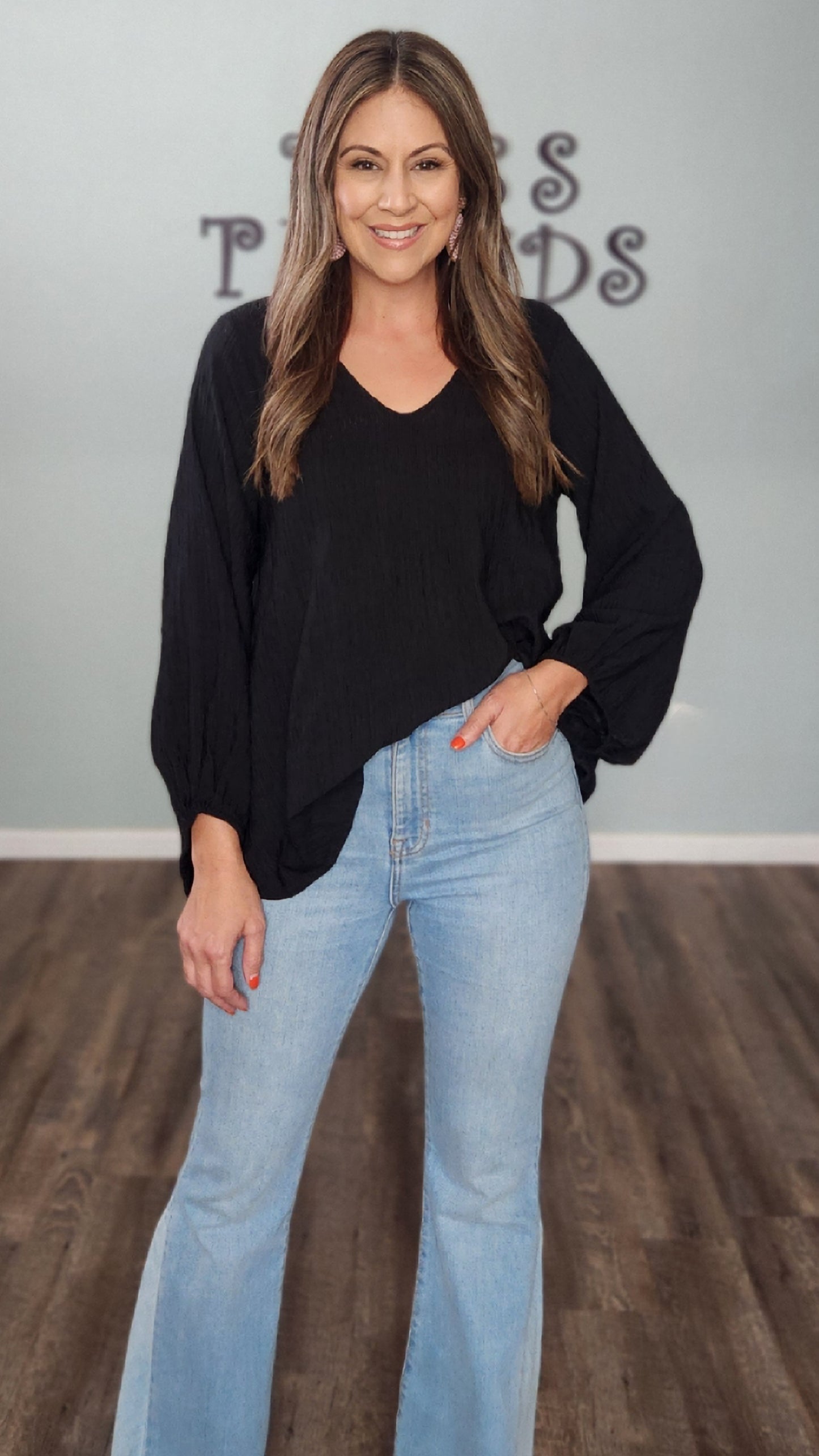 Perfect For Day Or Night Top-Black