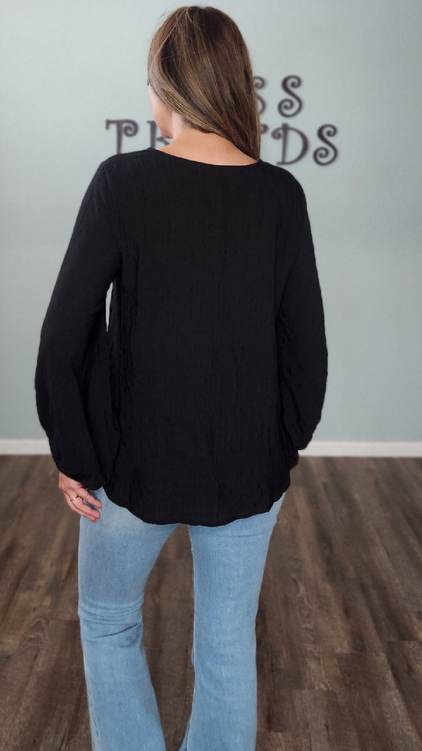 Perfect For Day Or Night Top-Black