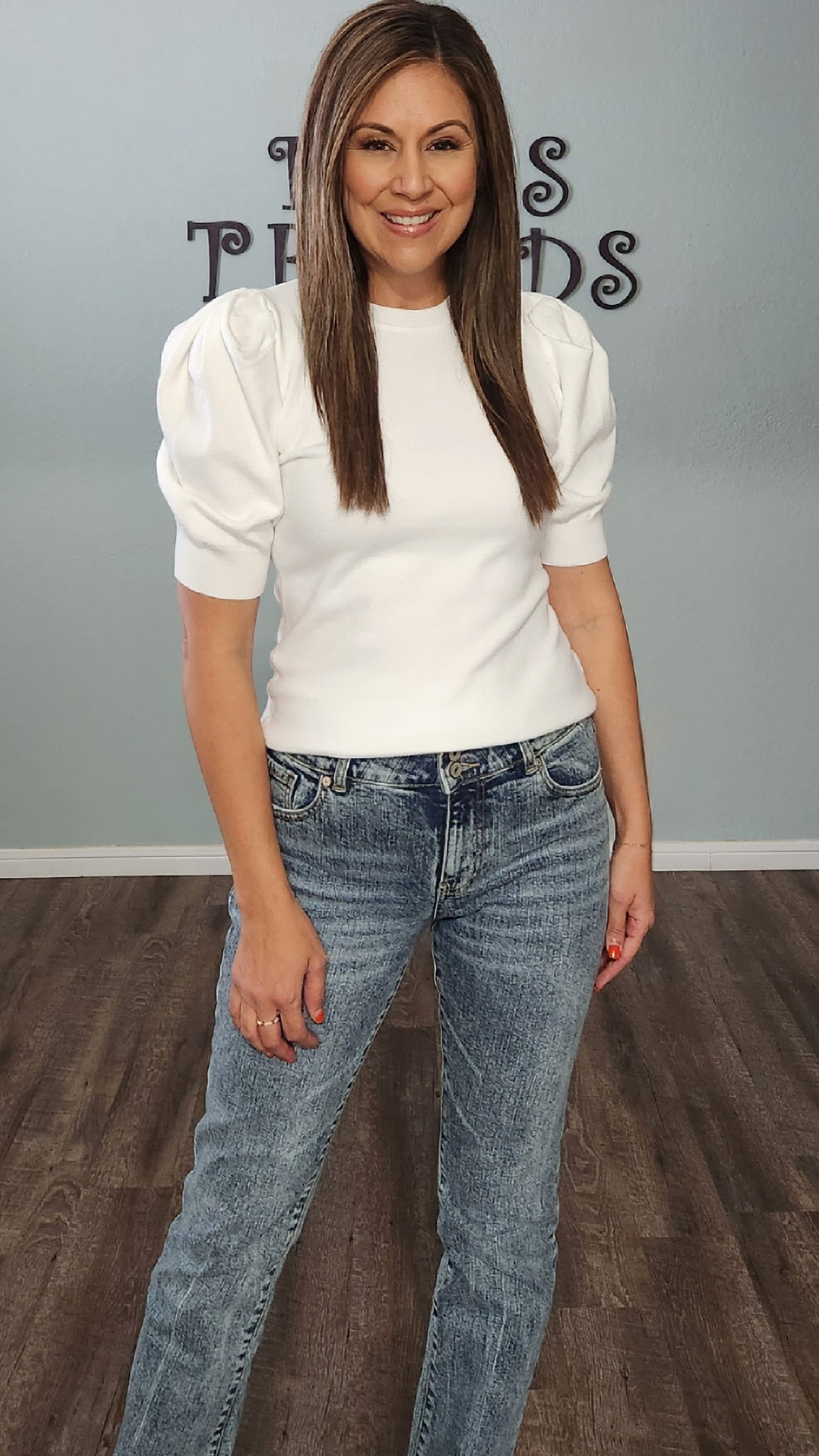 Your Best Day Sweater- White
