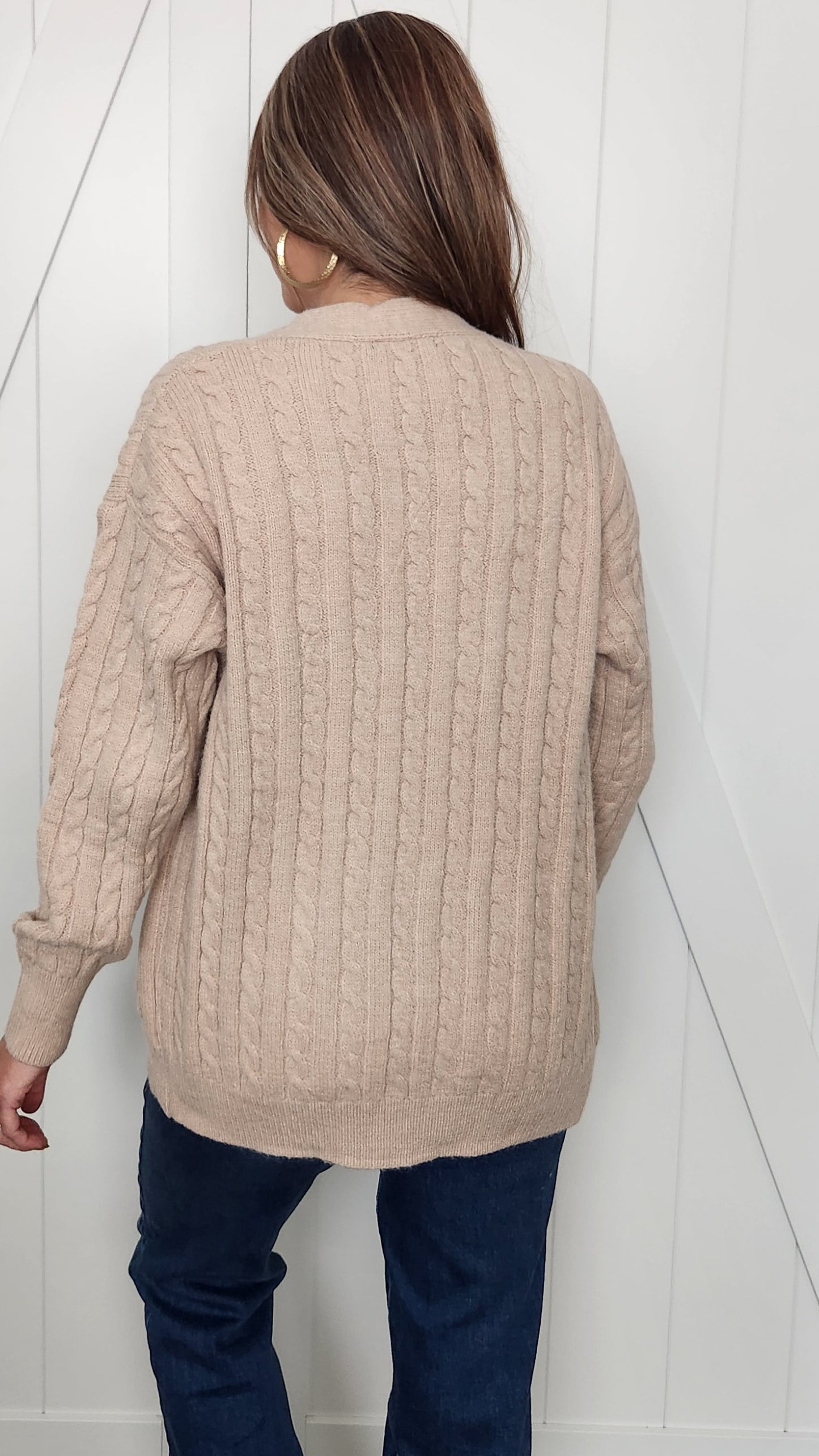 Your Best Cardigan Look-Taupe