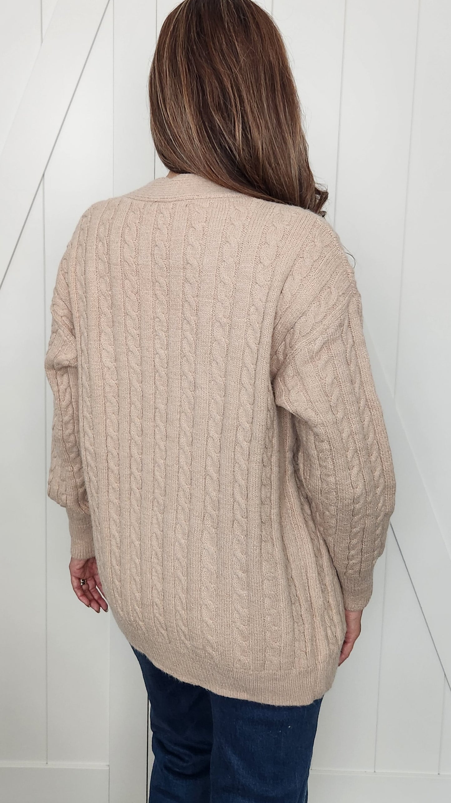 Your Best Cardigan Look-Taupe