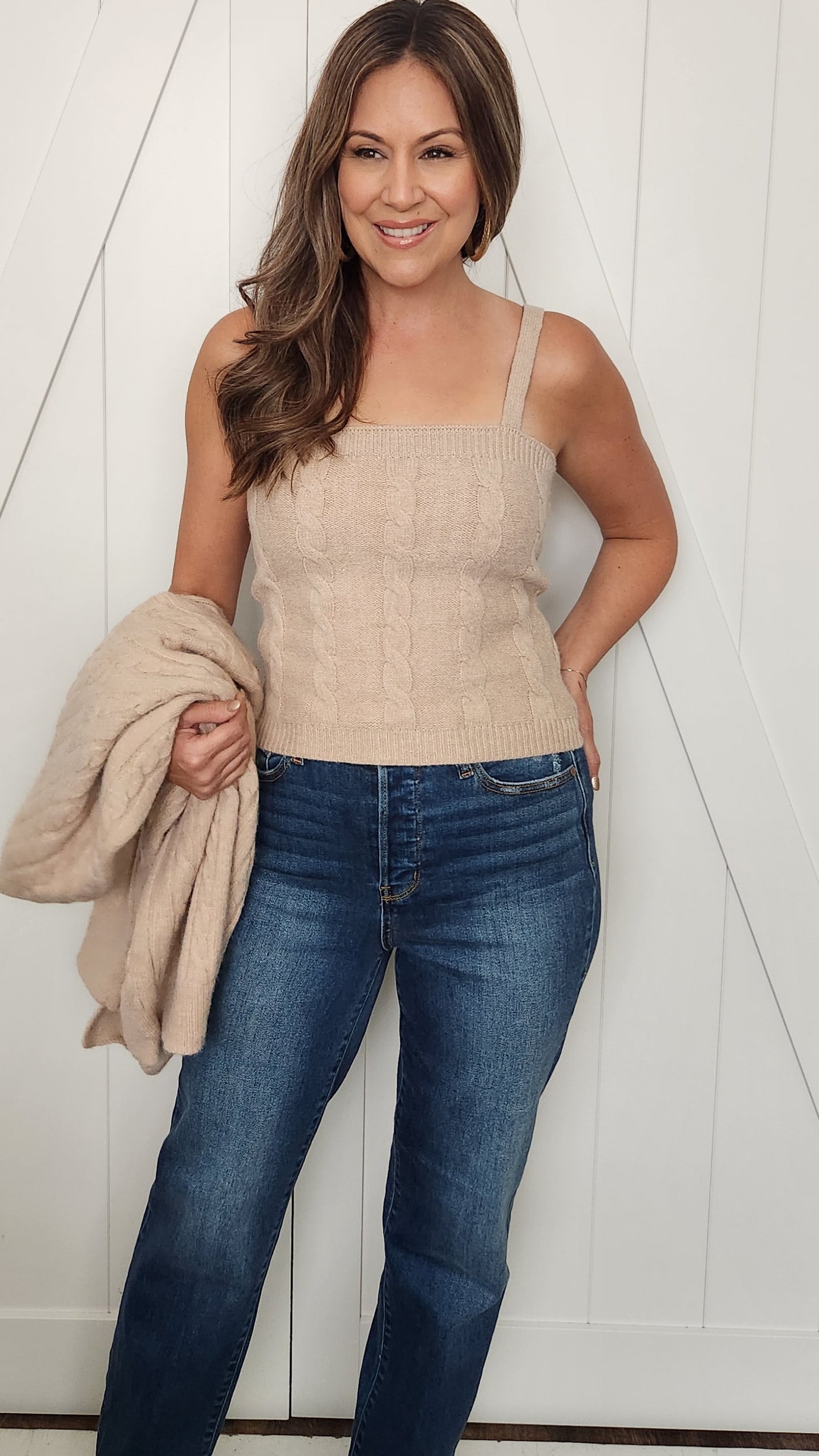 Your Best Cardigan Look-Taupe
