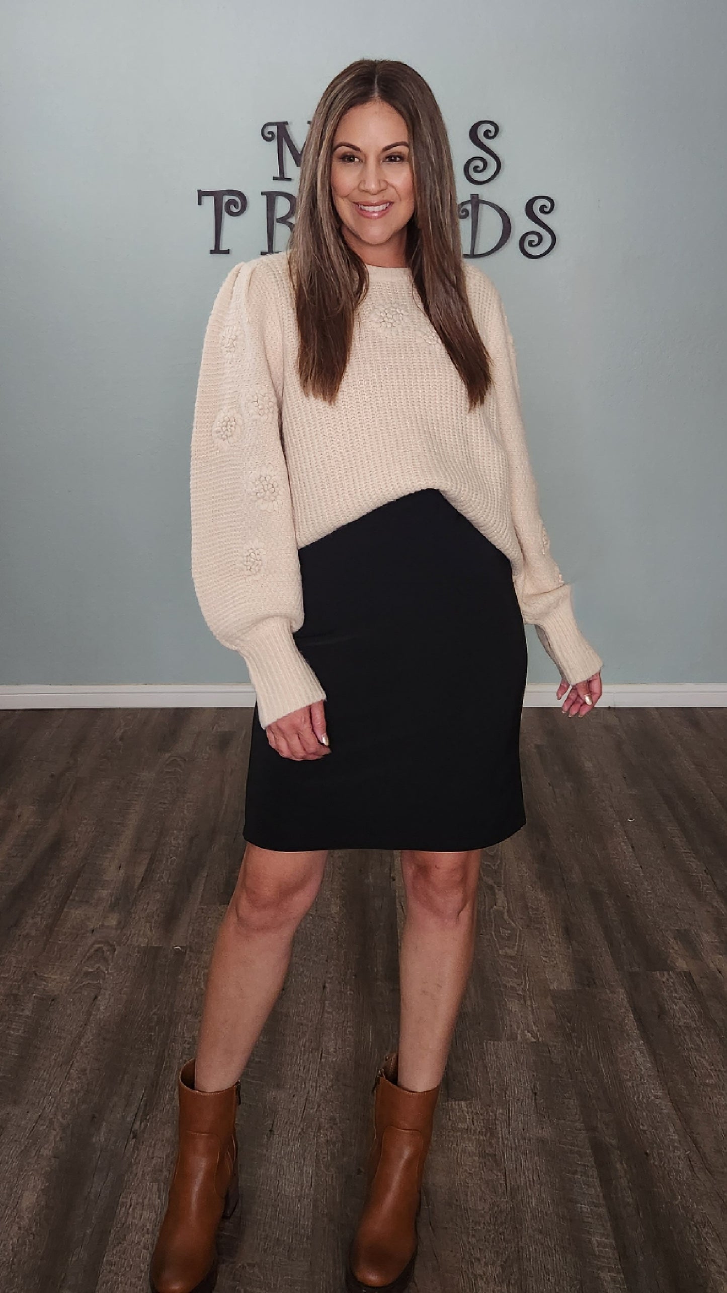 Never Stop Loving This Sweater-Cream