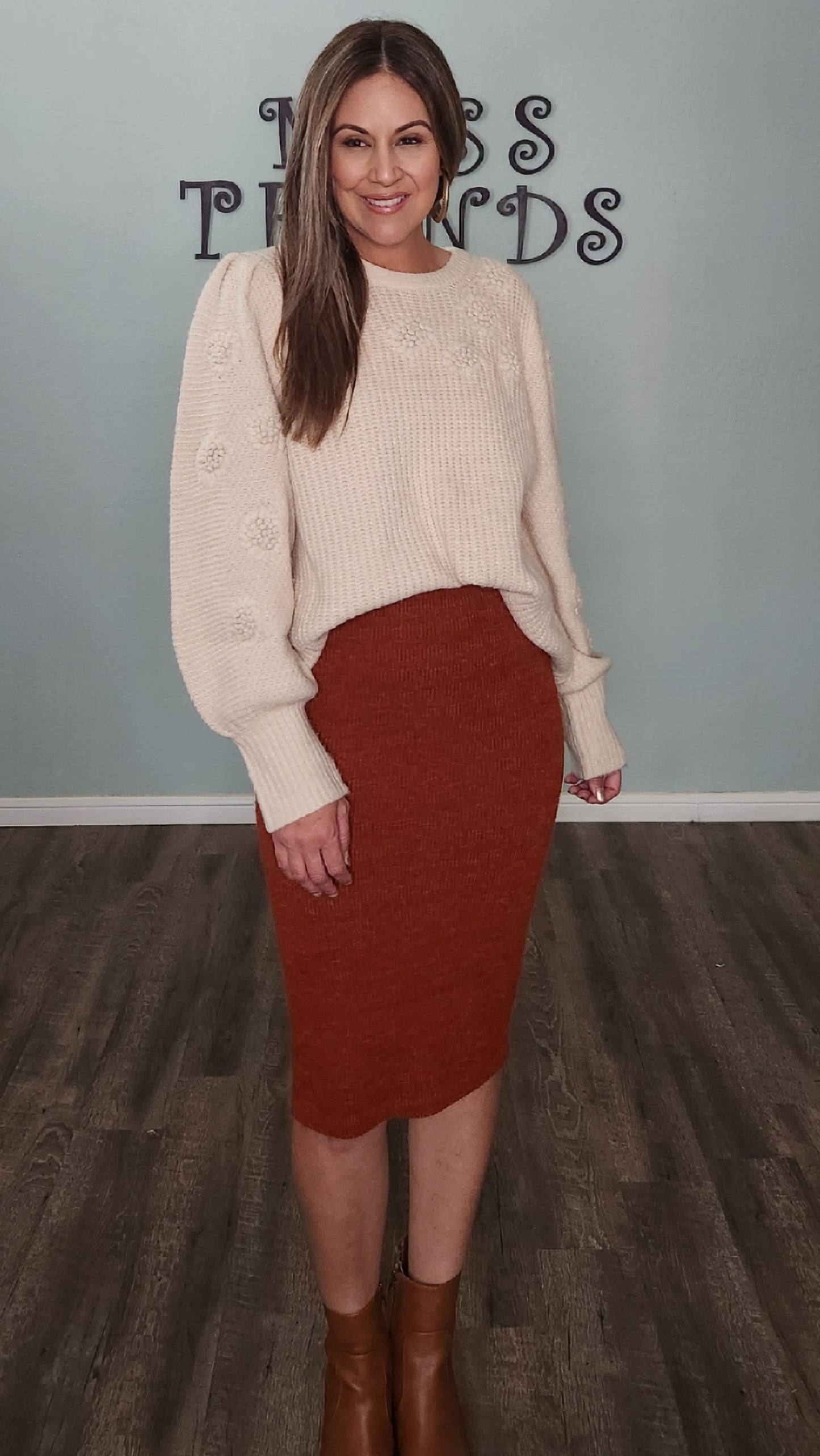 Never Stop Loving This Sweater-Cream