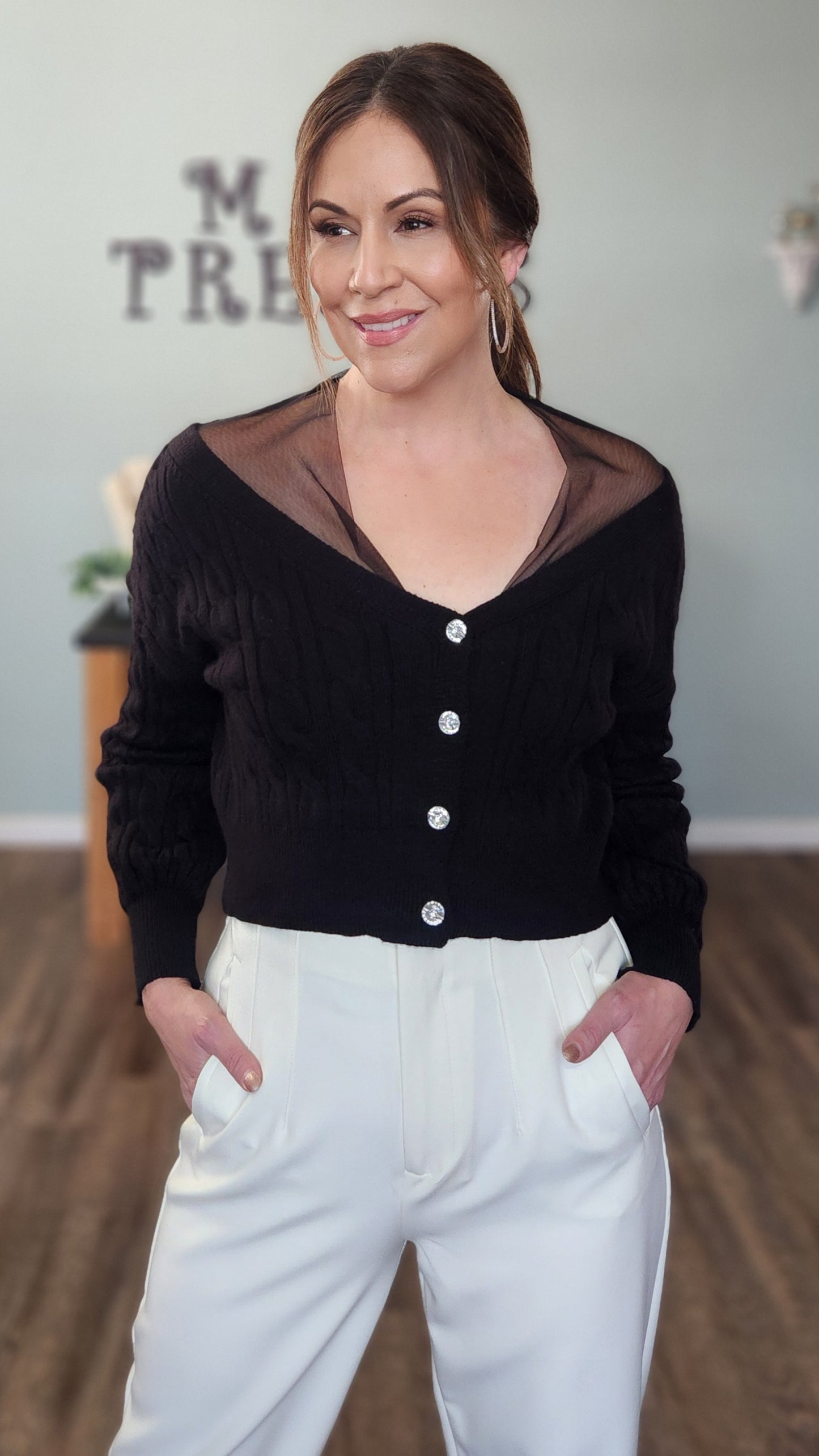 Pure Elegance Sweater/ Cardigan