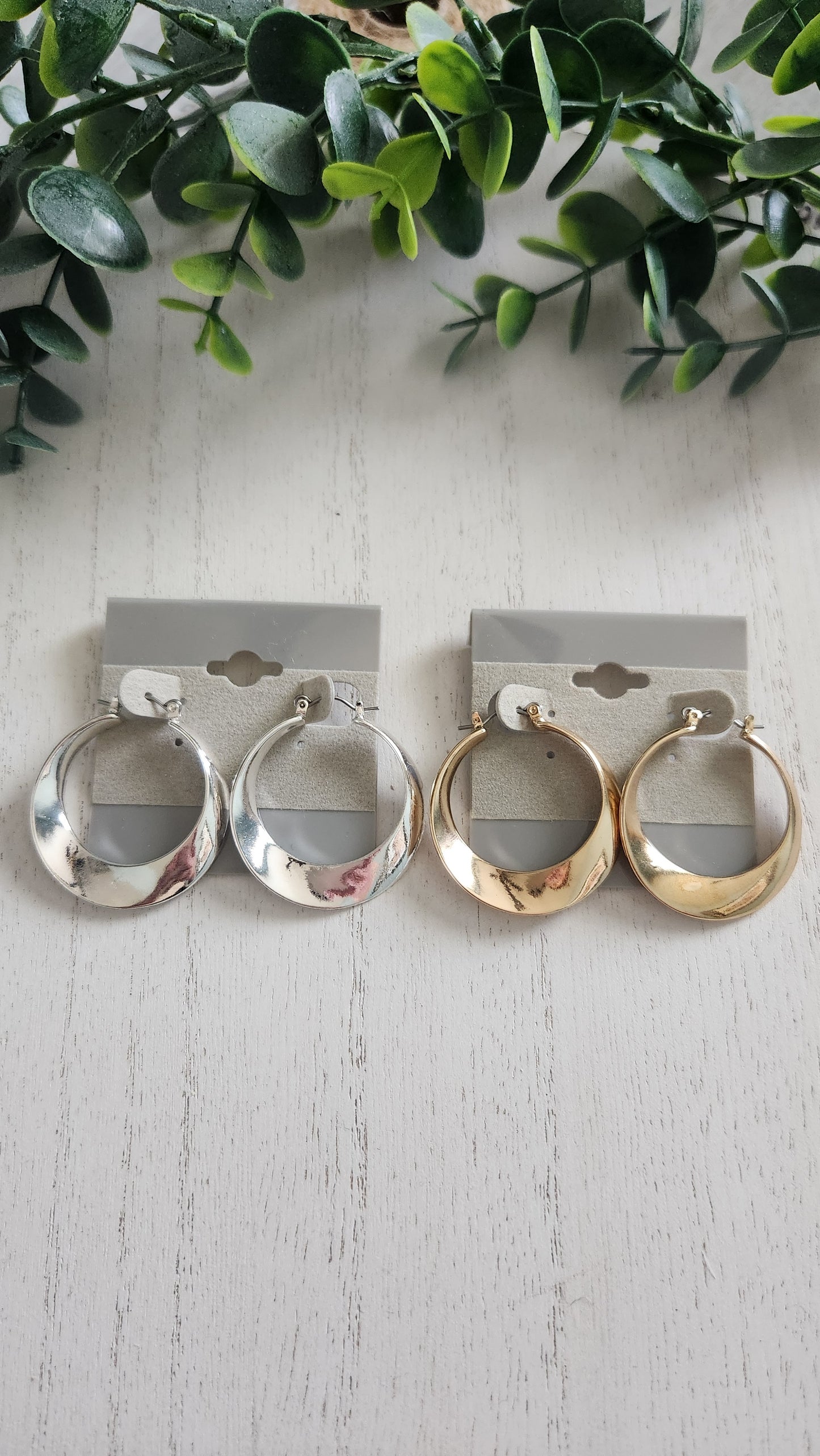 Twist Hoop Earrings