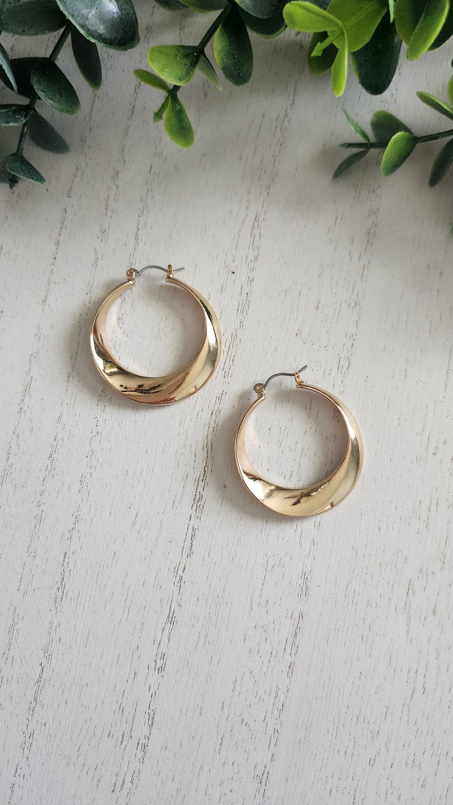 Twist Hoop Earrings