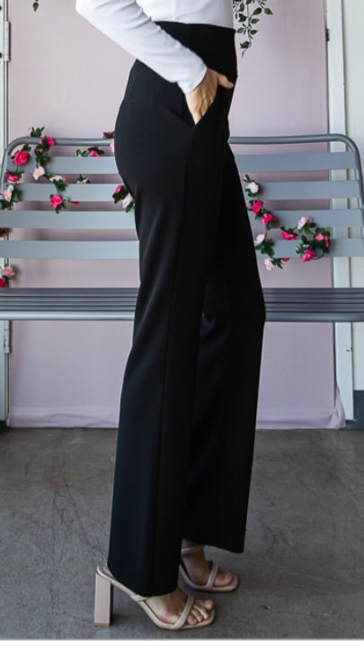 Look Your Best Pants-Black