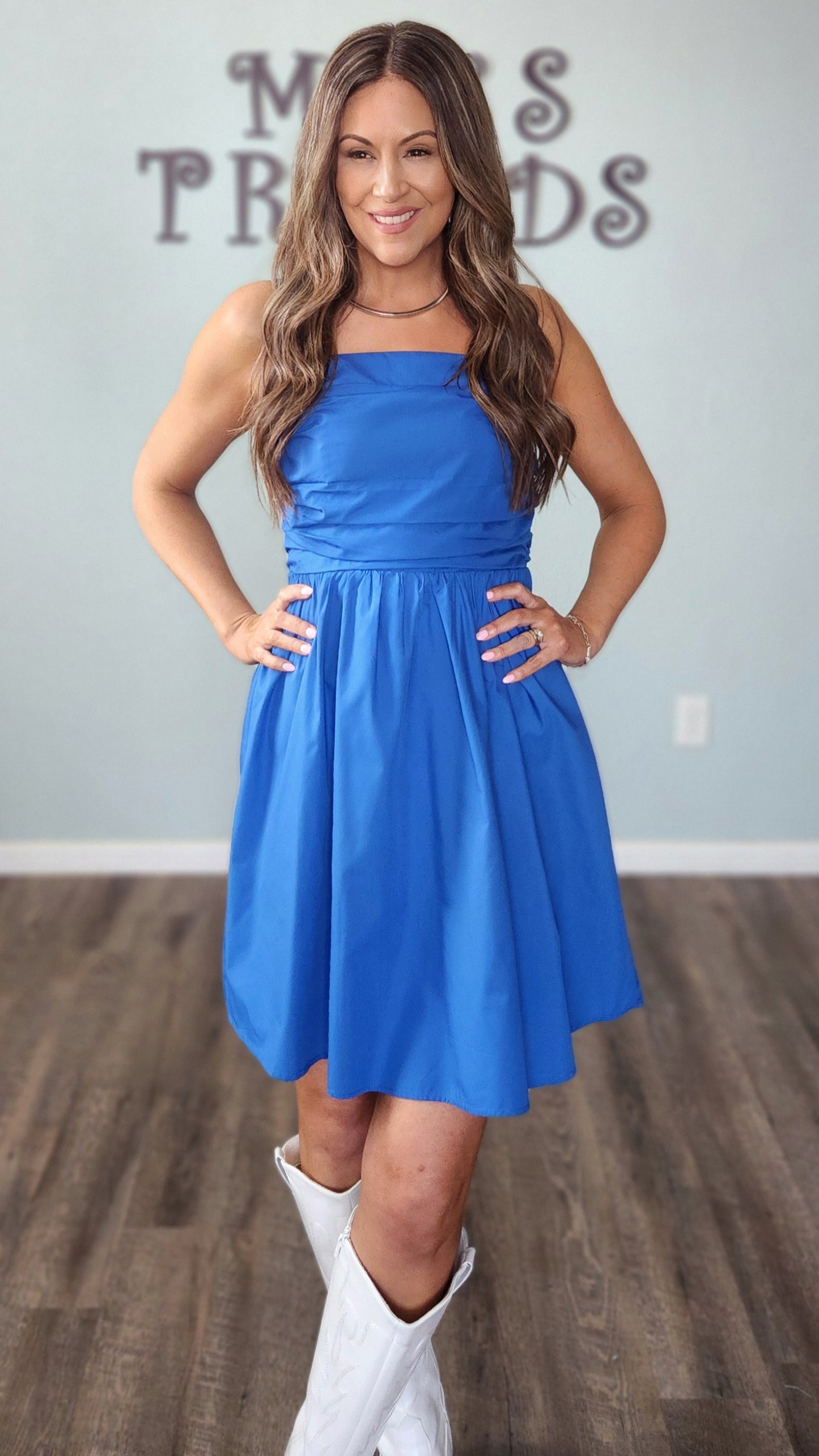 Rock This Dress-Royal Blue