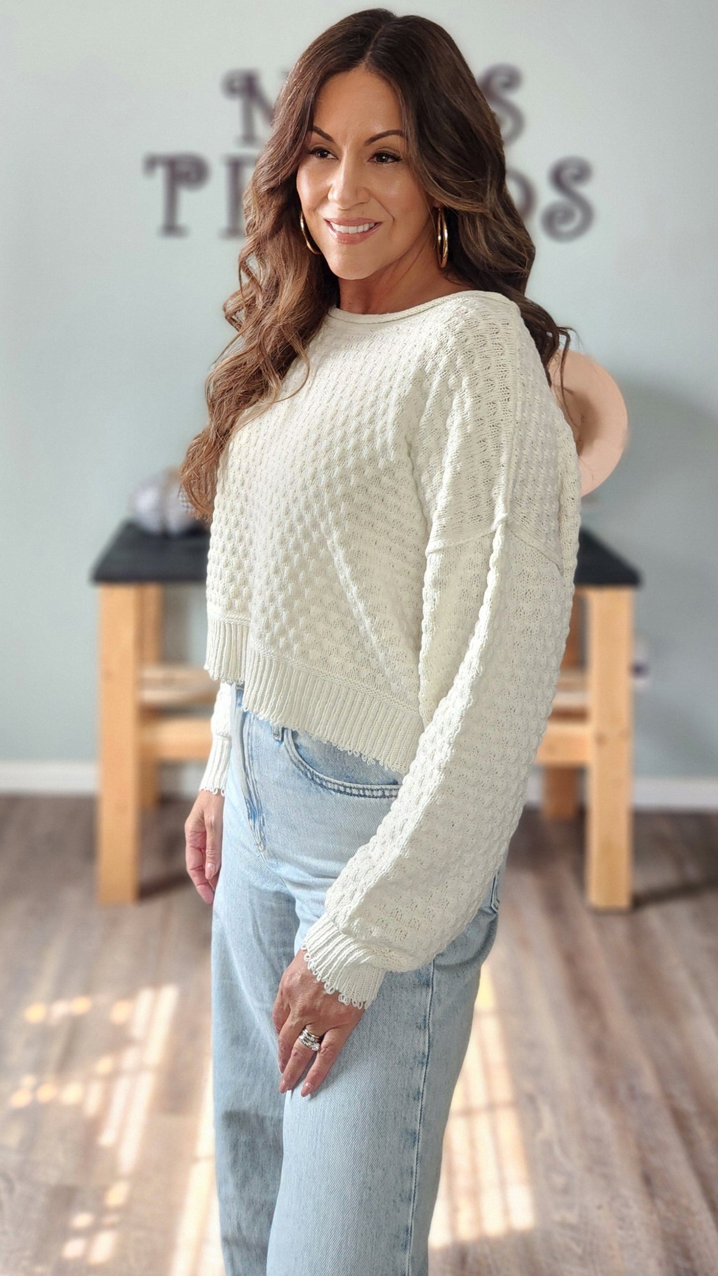 The Everyday Edit Sweater – Cream