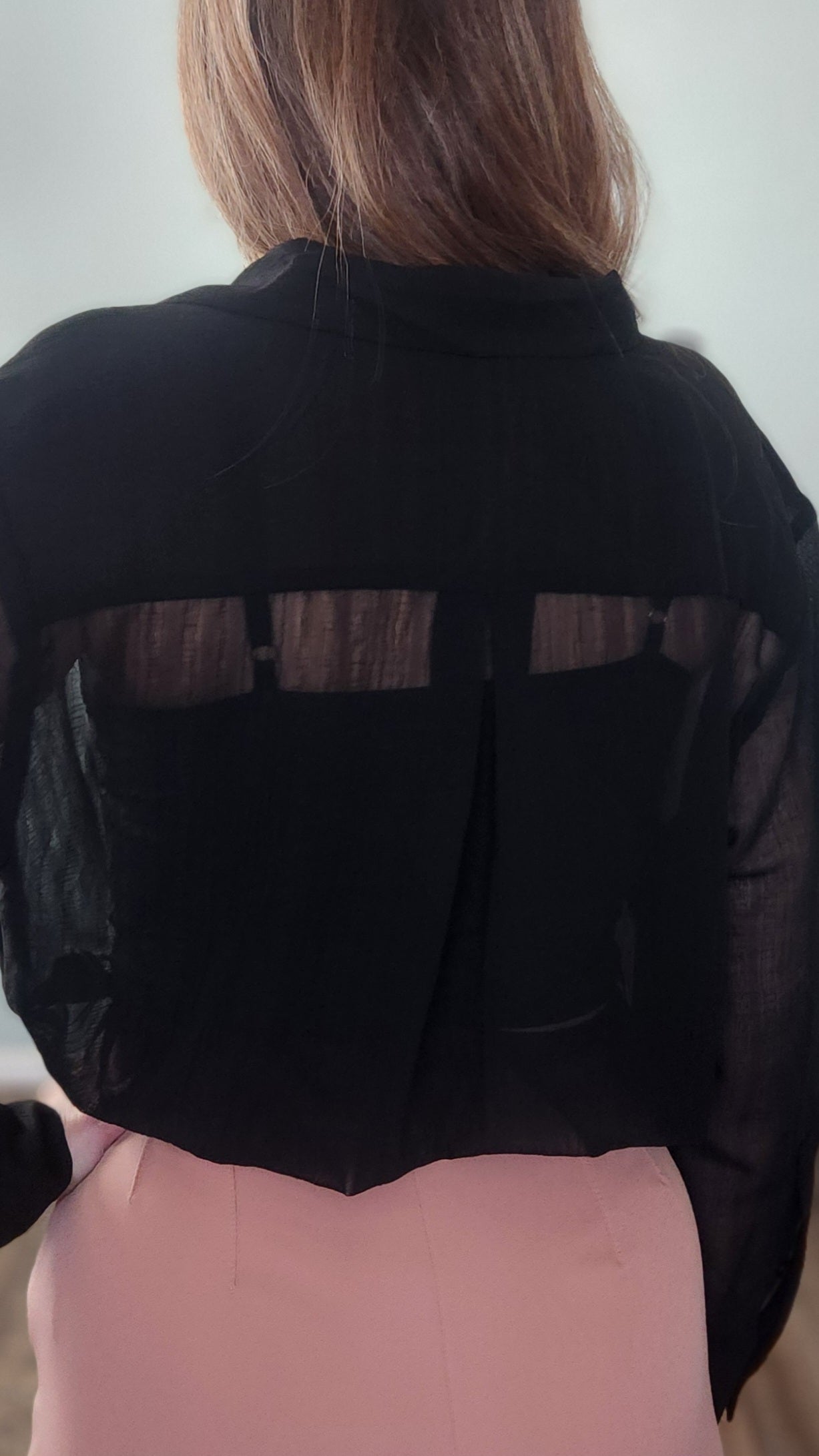Close To You Bodysuit blouse-Black
