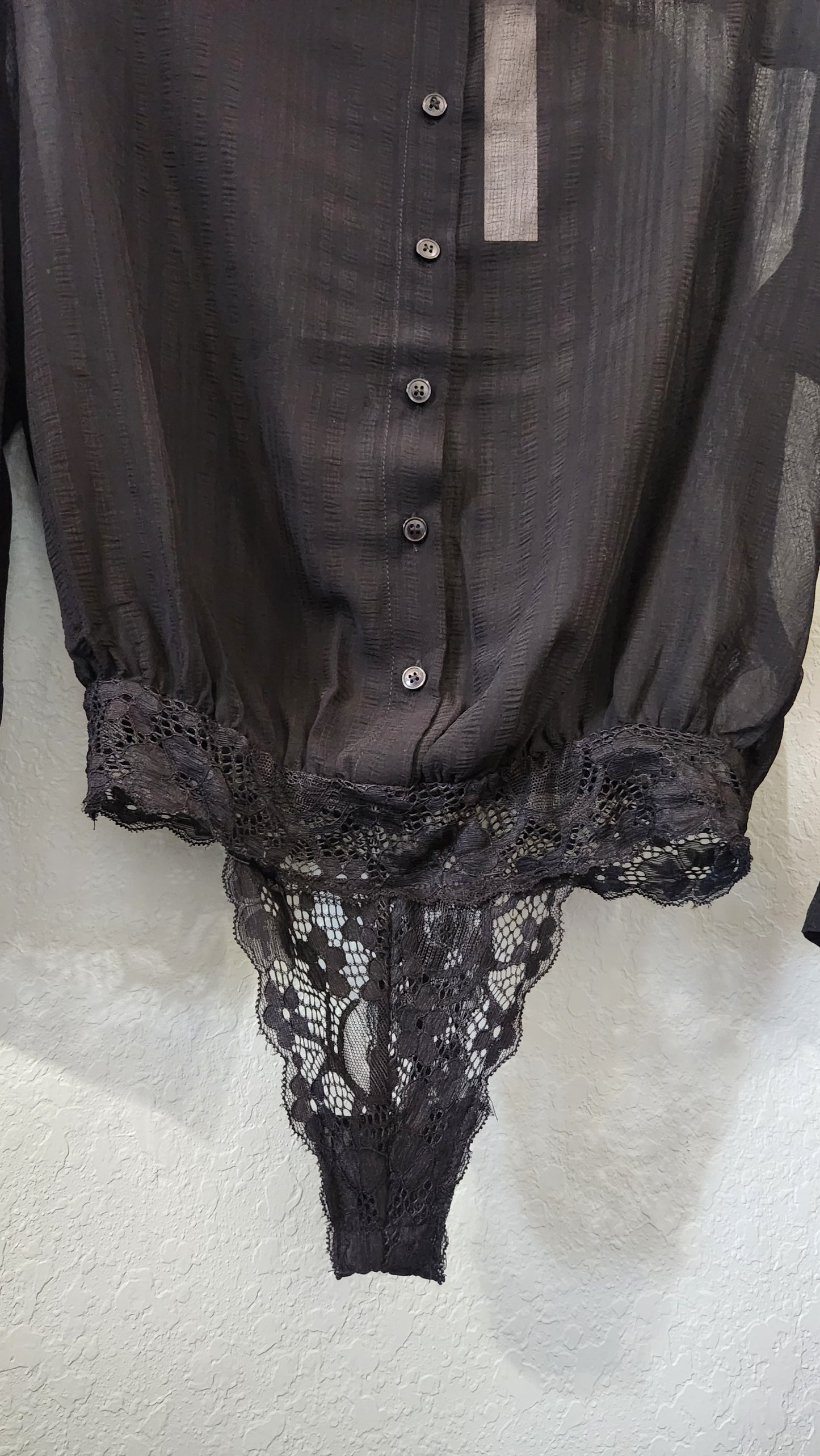 Close To You Bodysuit blouse-Black