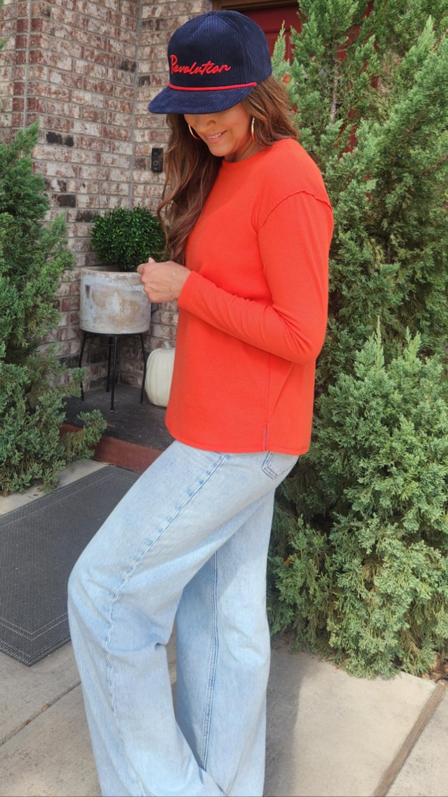 The Easy Days Top-Sunset Red