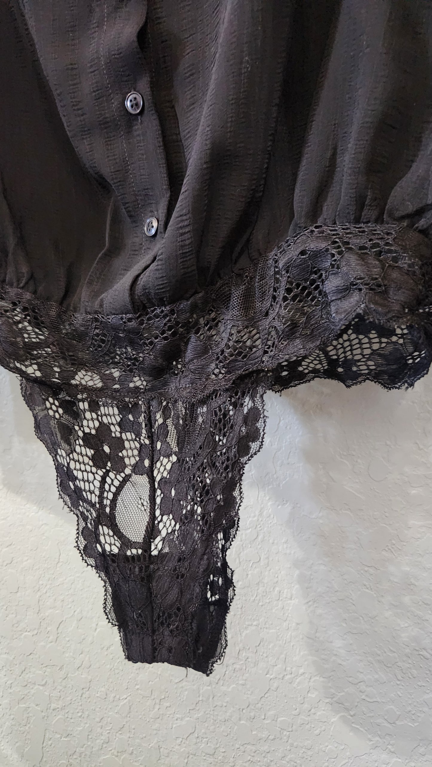 Close To You Bodysuit blouse-Black
