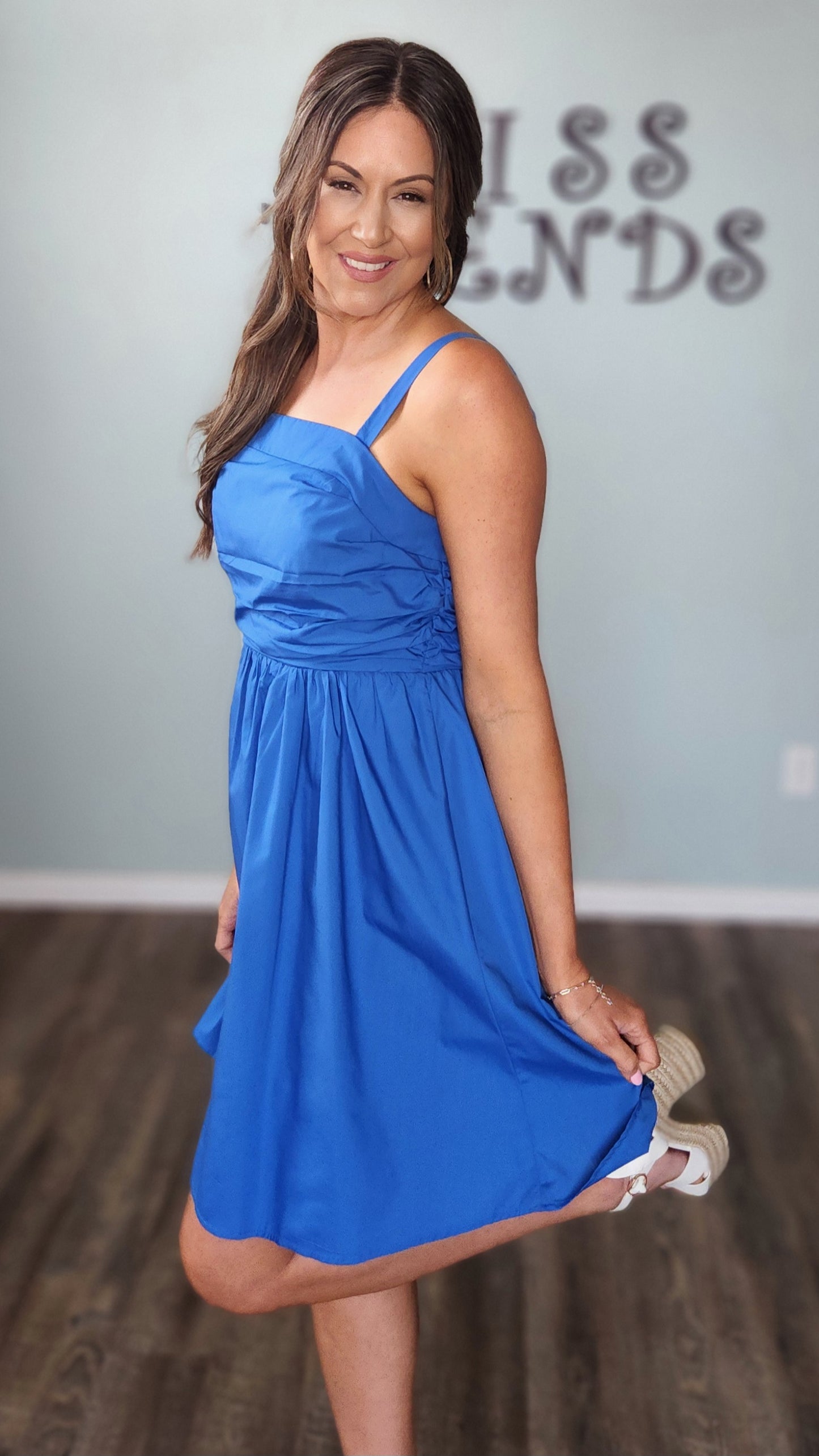Rock This Dress-Royal Blue