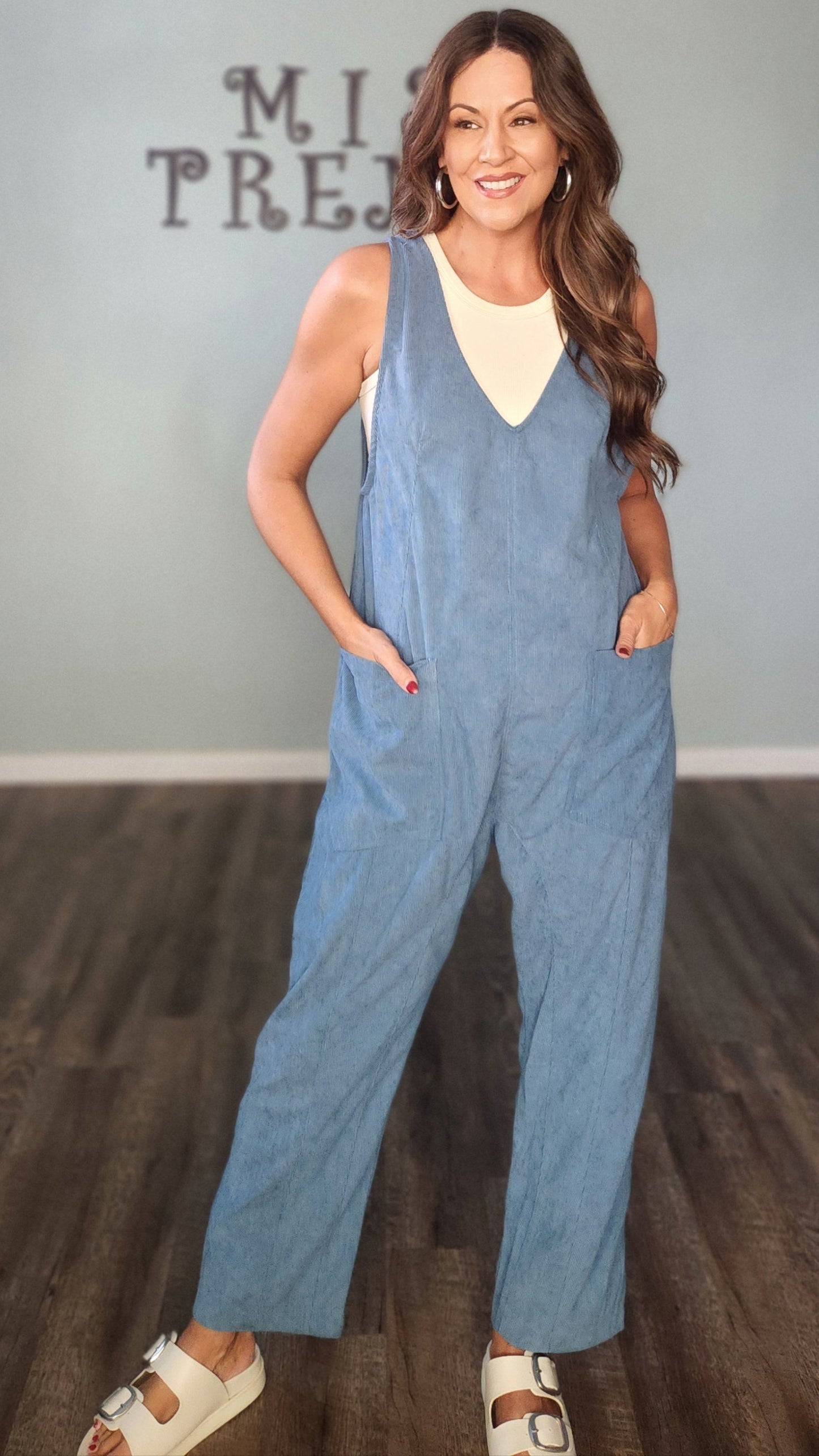 Everyday Ease Overalls - Blue