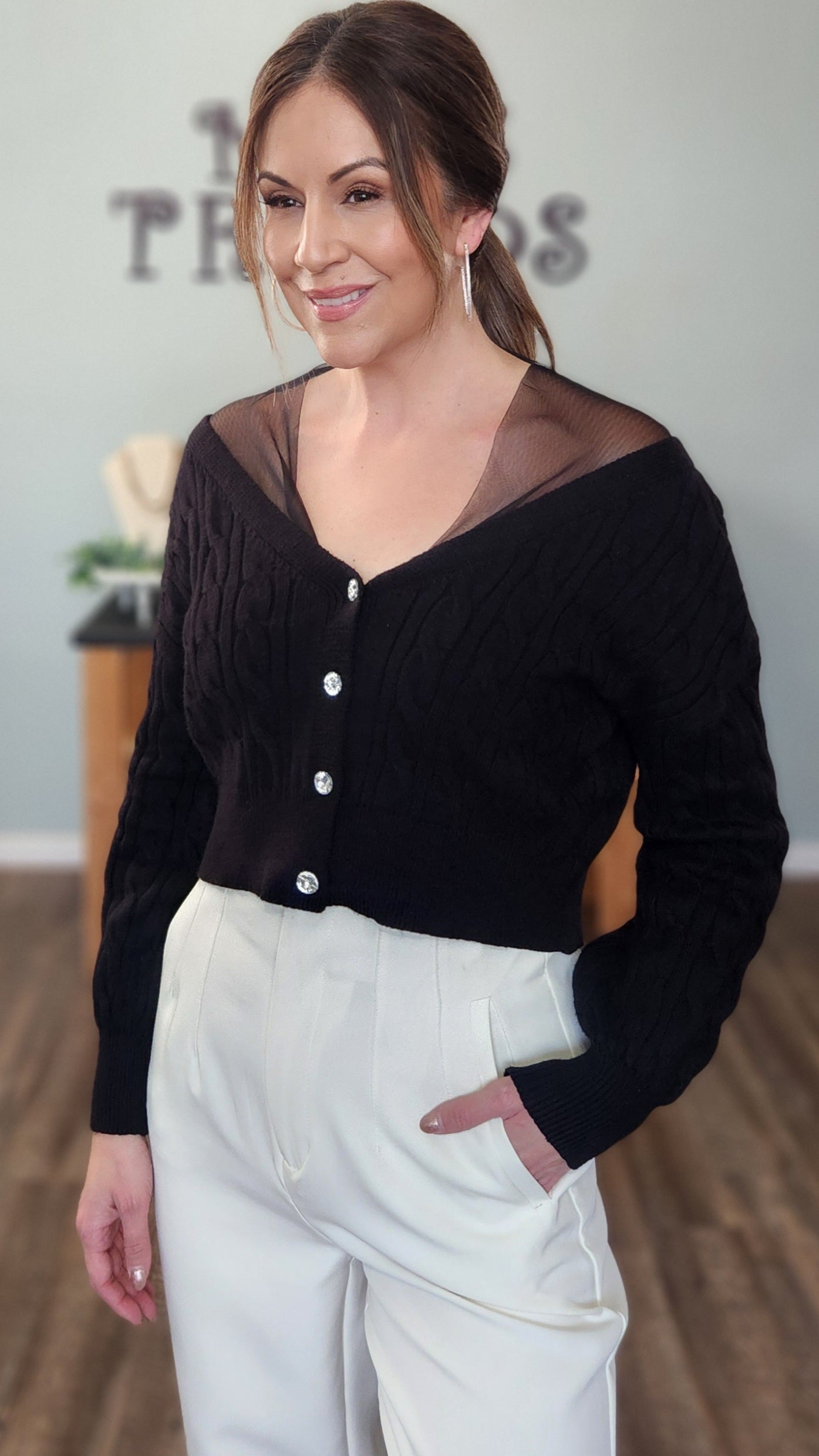 Pure Elegance Sweater/ Cardigan