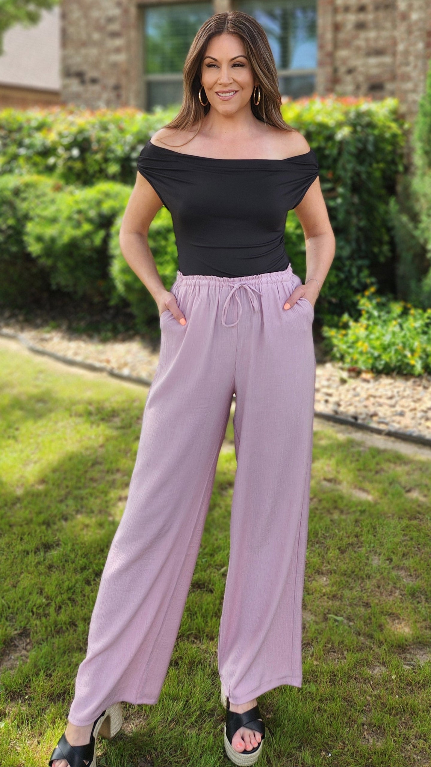 Breezy Britches – Light, stylish, and easygoing pants-Pink
