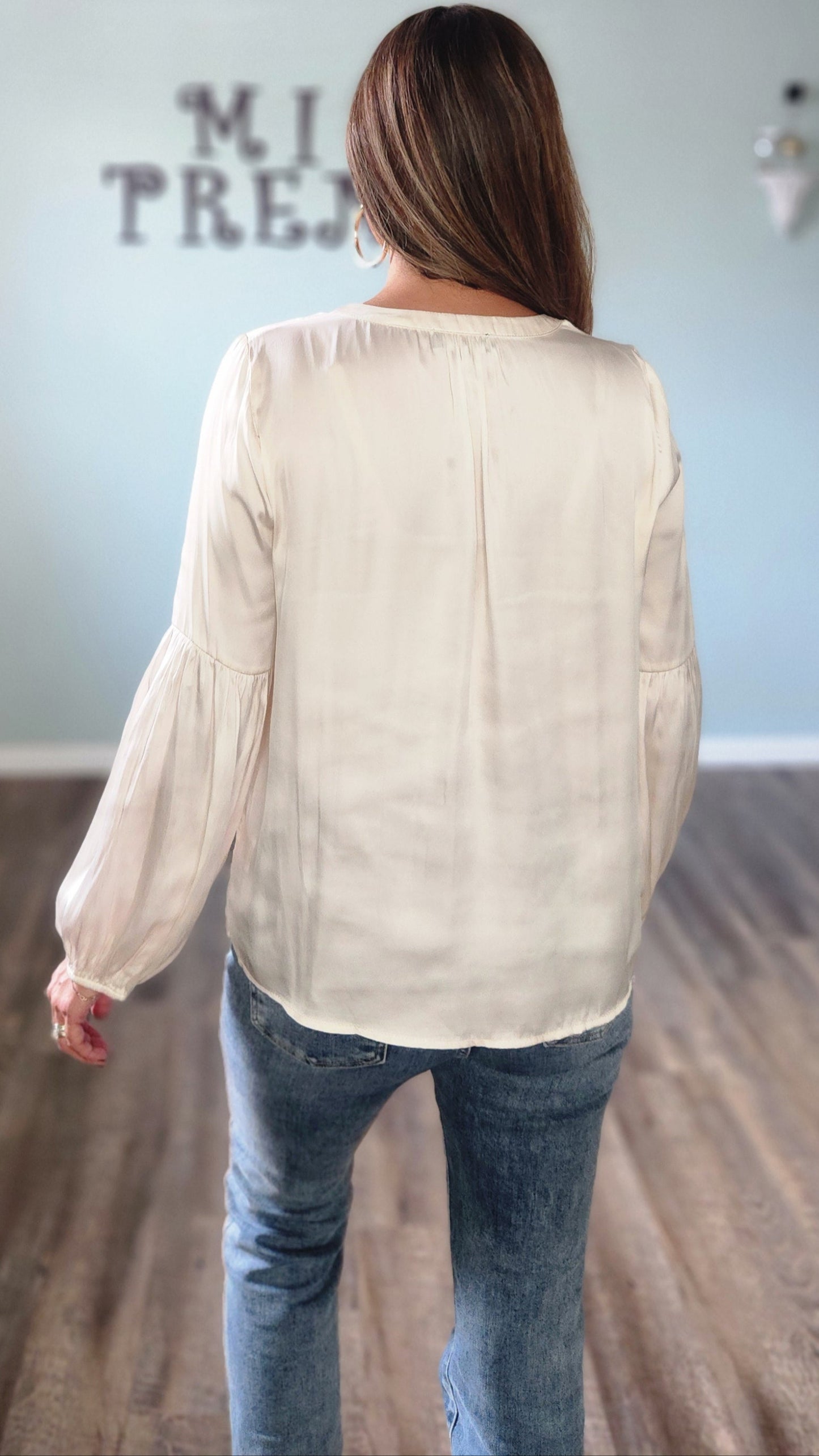 🖤Reset by Jane Isla Blouse- Ivory