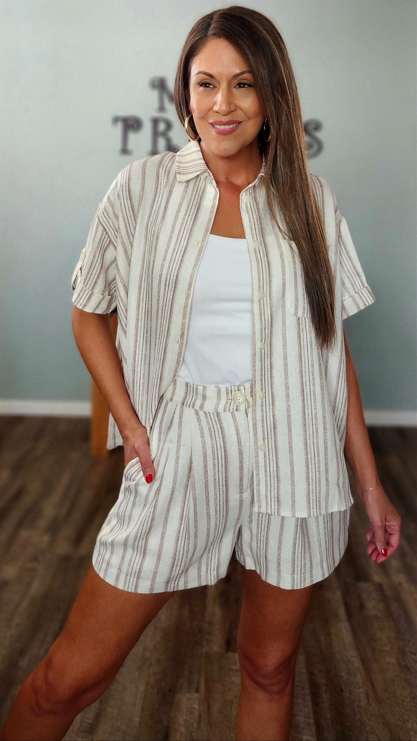 🖤Reset by Jane- Genesis Shirt & Shorts Set