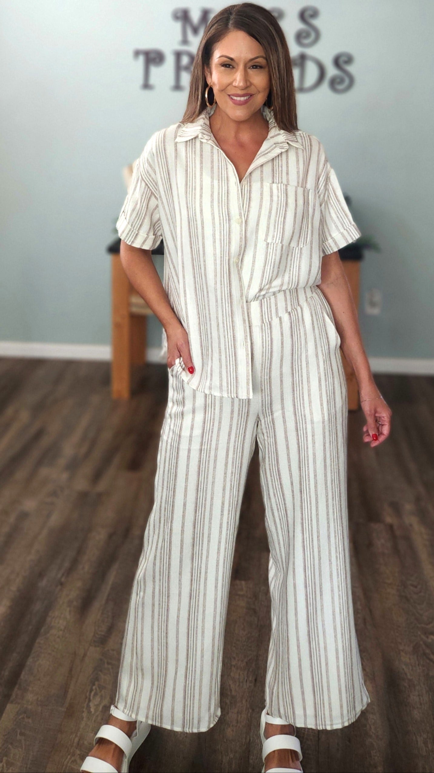 🖤Reset by Jane-Valentina Shirt & Pant Set
