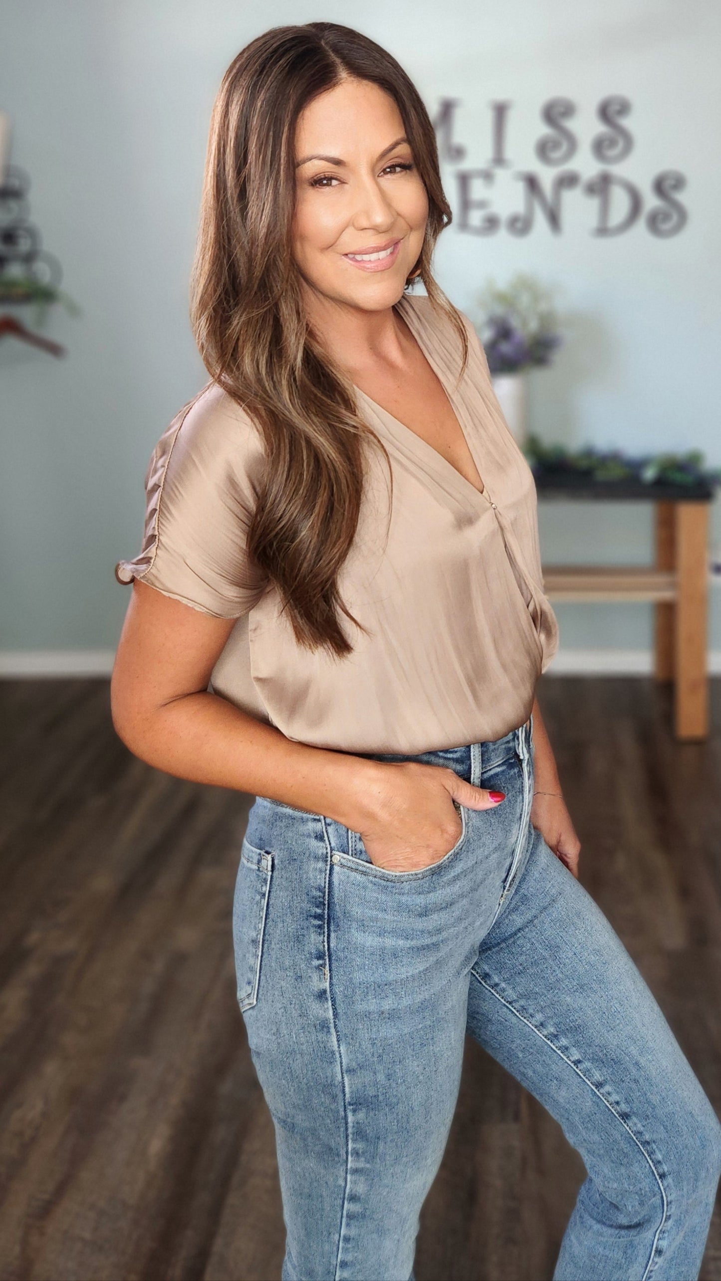 🖤Reset by Jane- Bren Bodysuit-Mocha