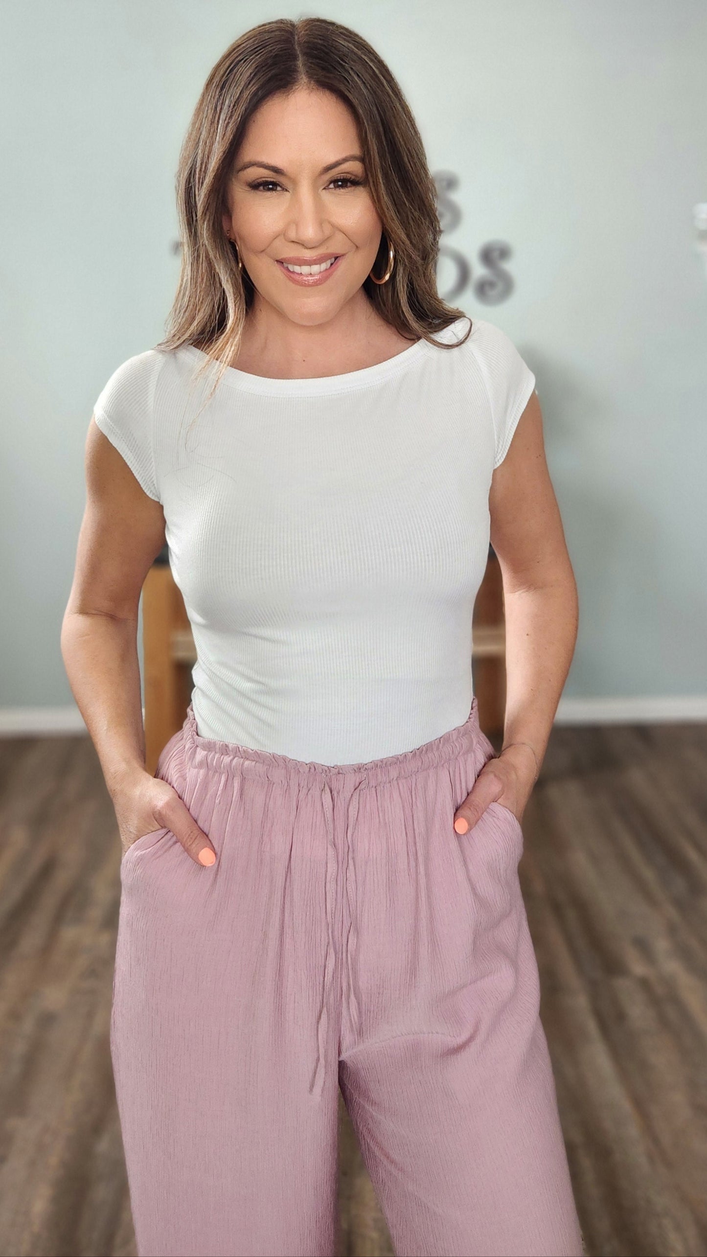 The Perfect Fit Cap Sleeve-Soft White