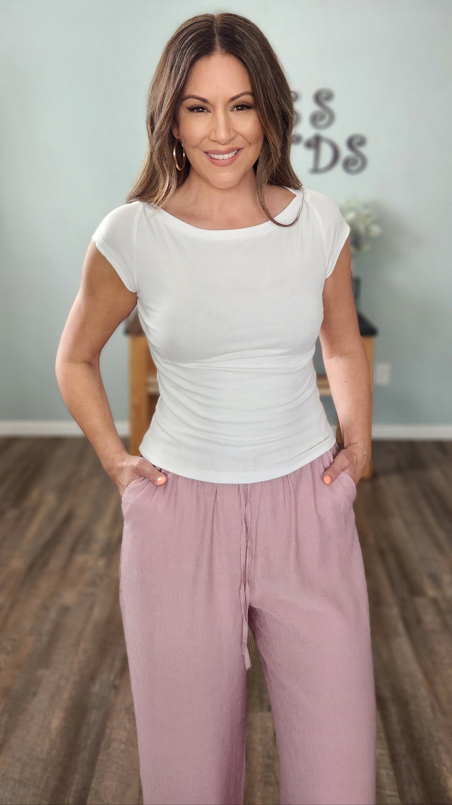 The Perfect Fit Cap Sleeve-Soft White