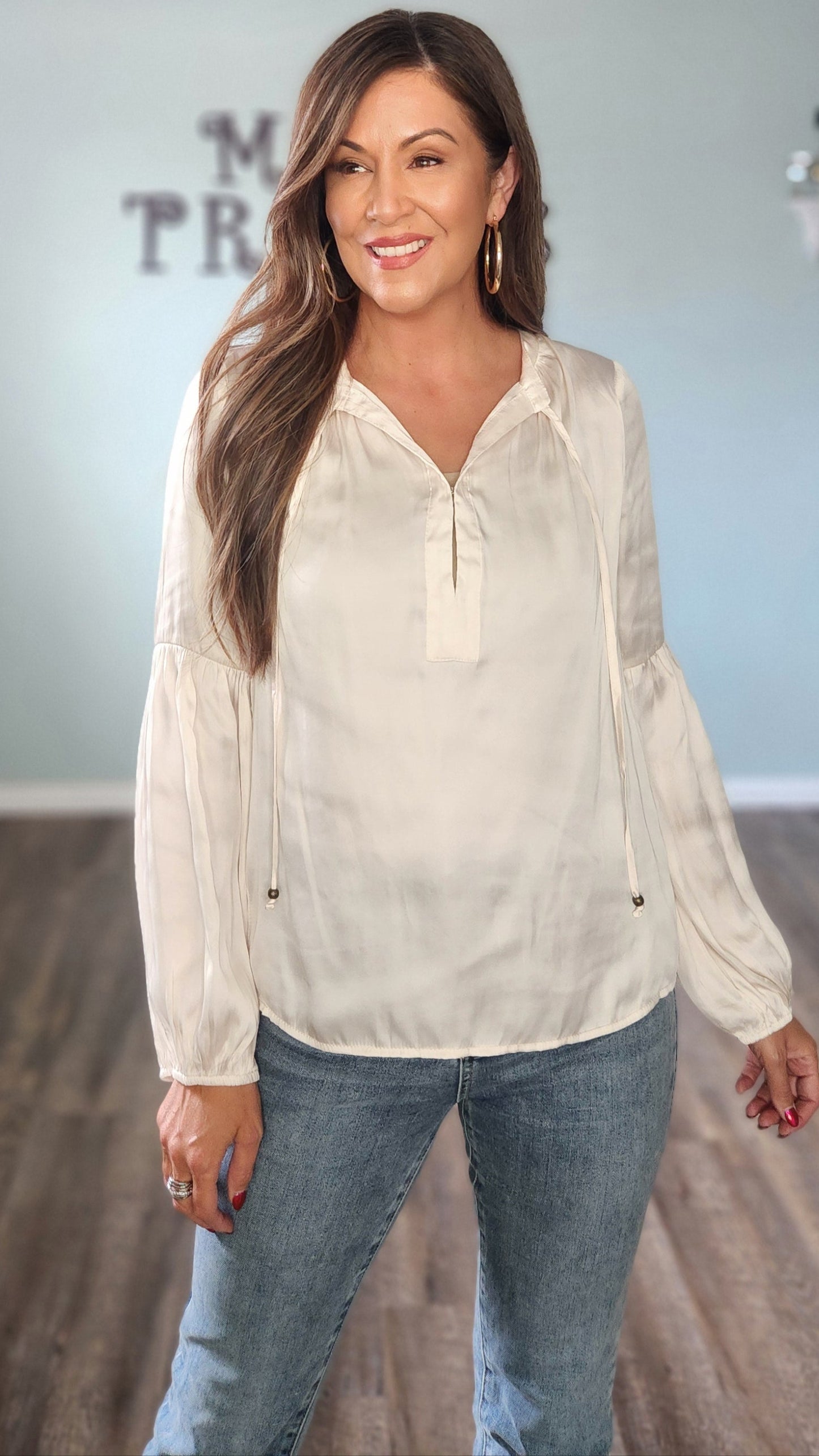 🖤Reset by Jane Isla Blouse- Ivory