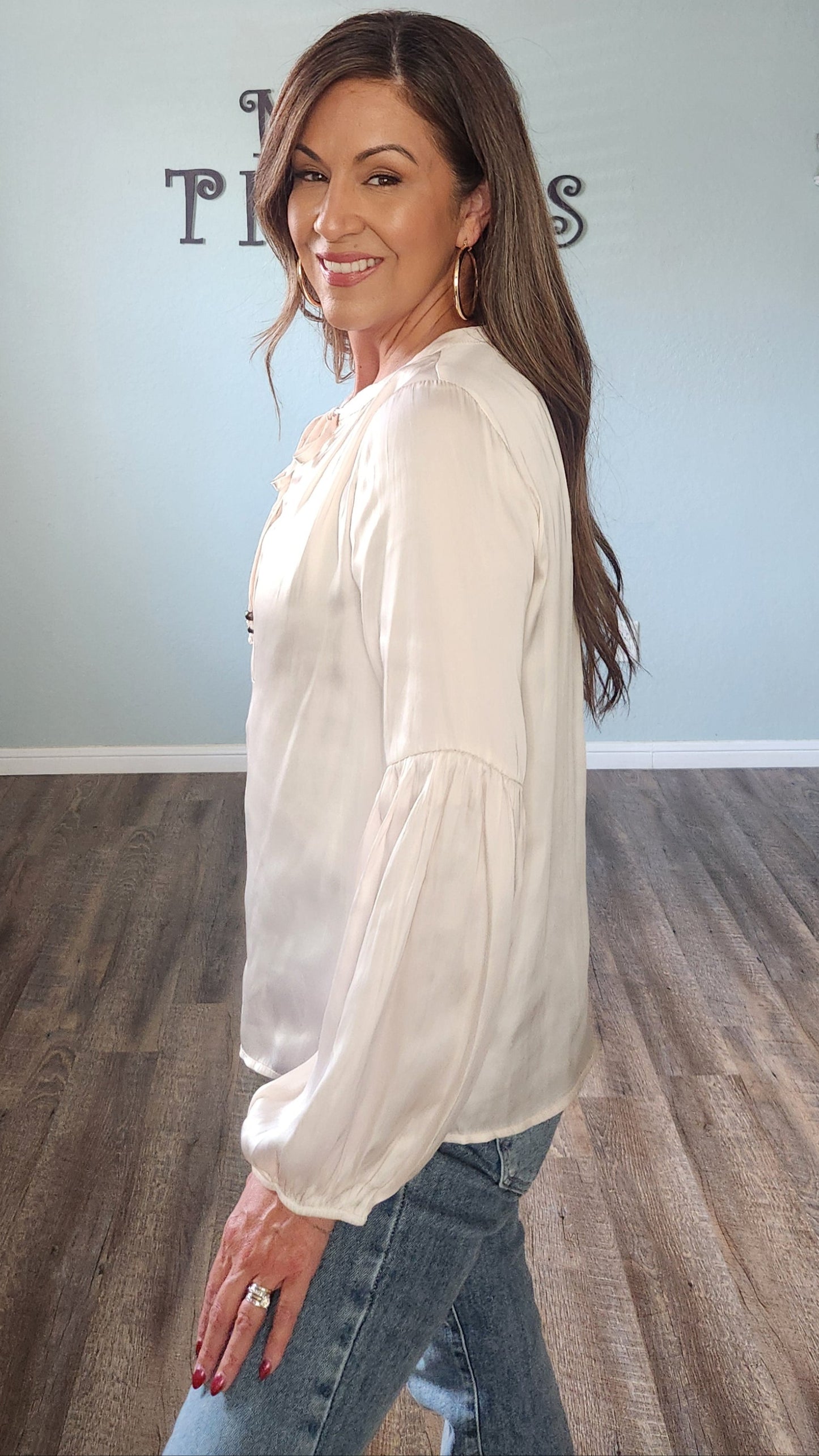 🖤Reset by Jane Isla Blouse- Ivory