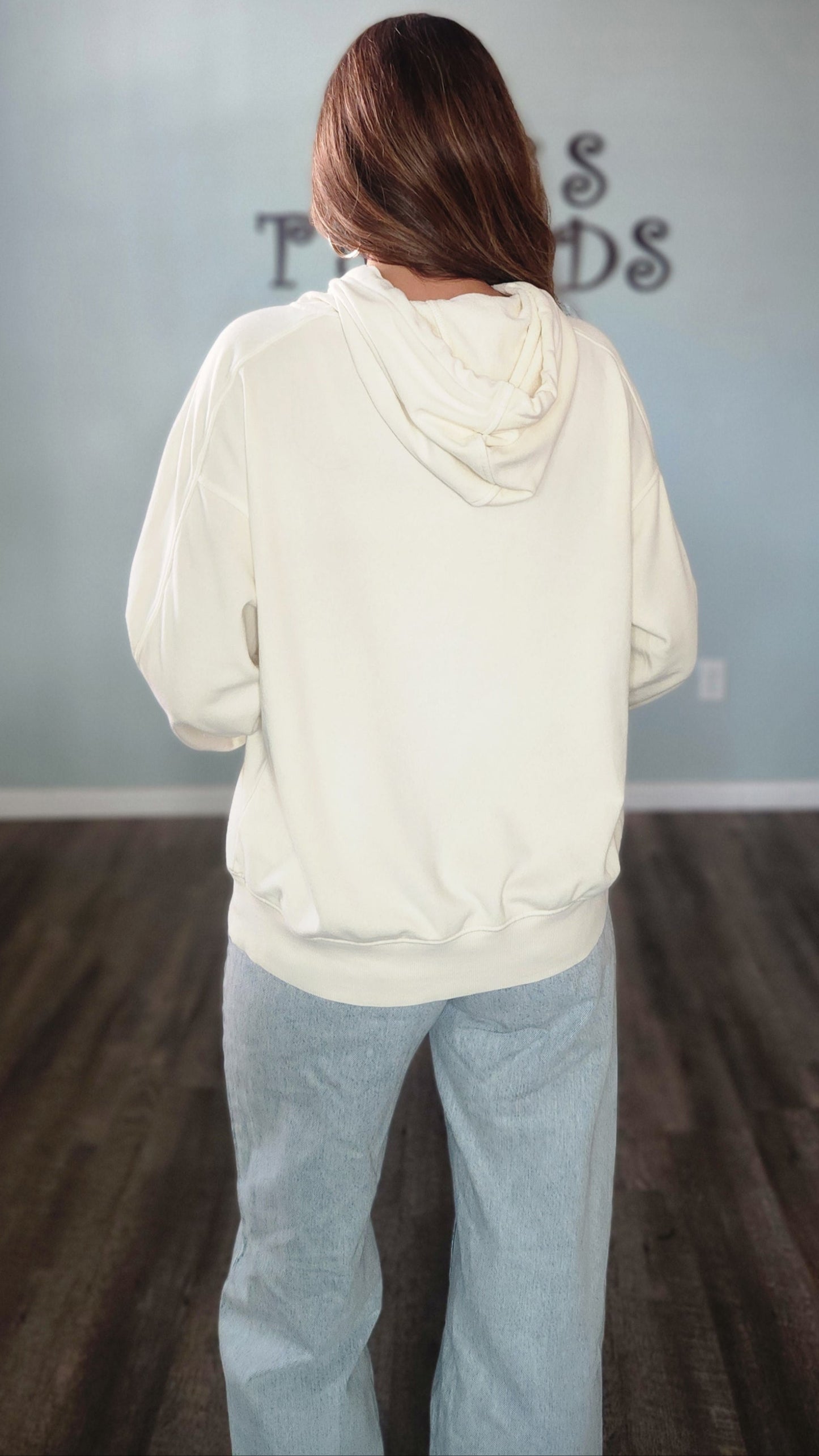 Pure Comfort Hoodie-Ivory