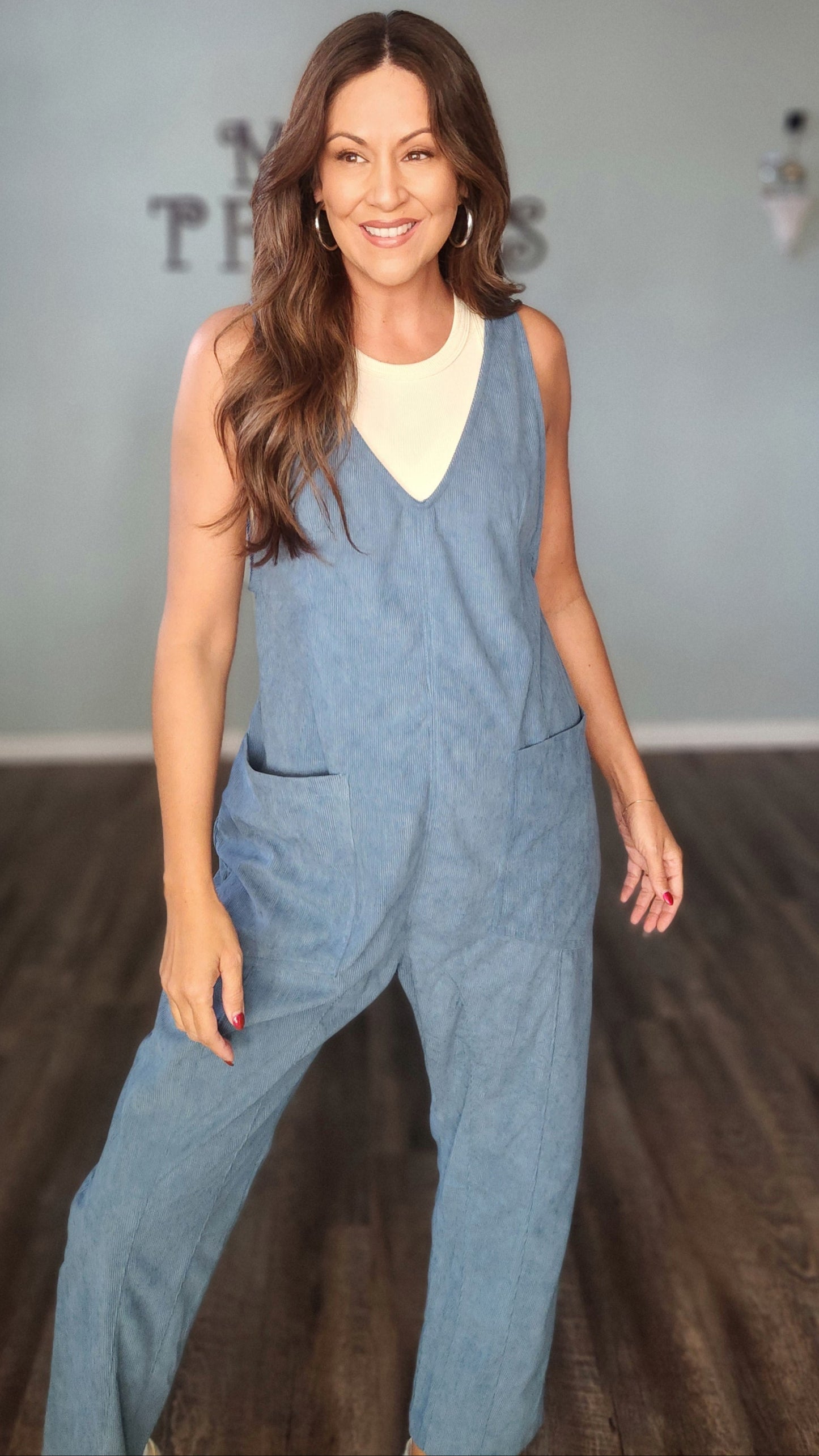 Everyday Ease Overalls - Blue