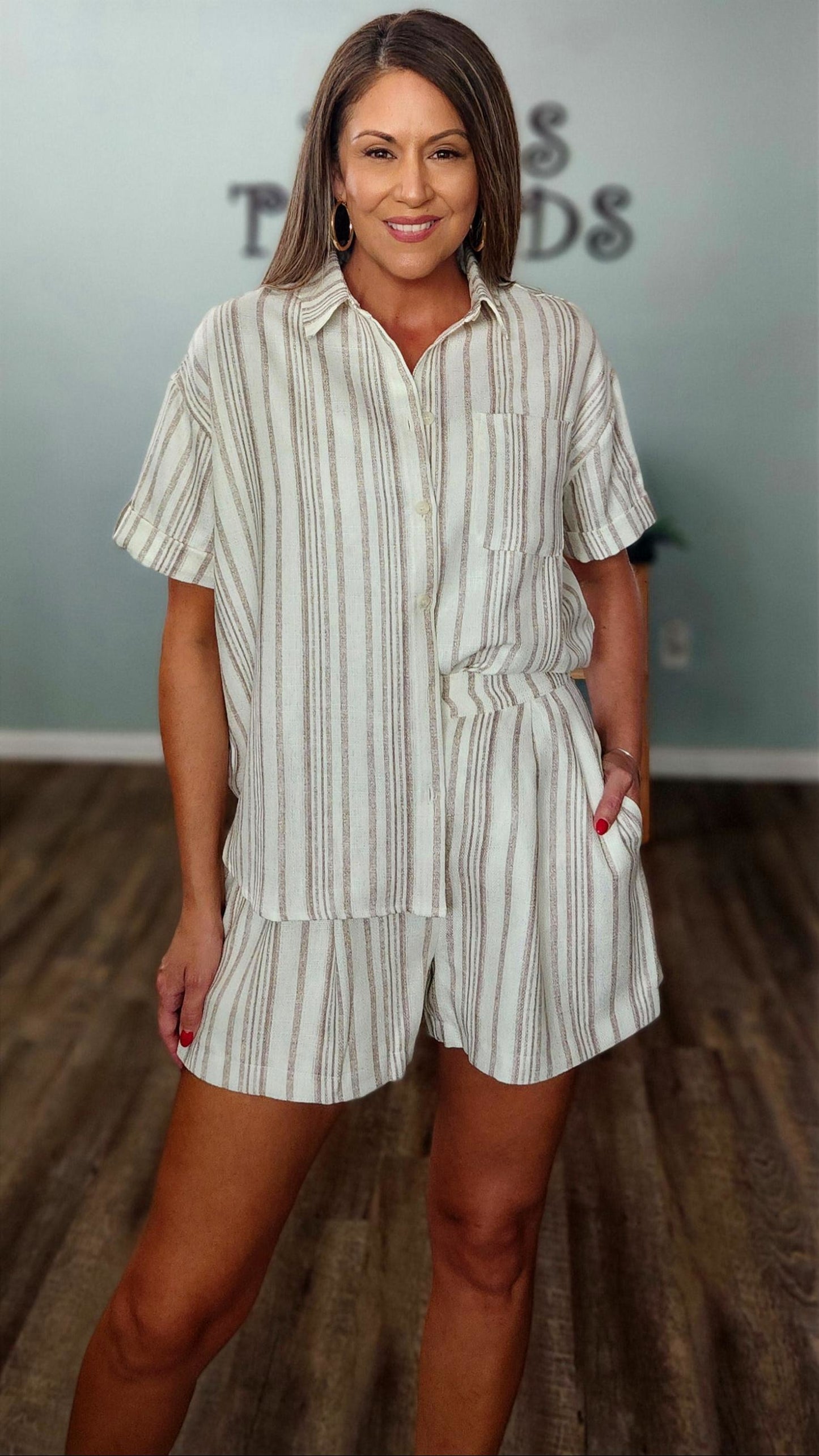 🖤Reset by Jane- Genesis Shirt & Shorts Set