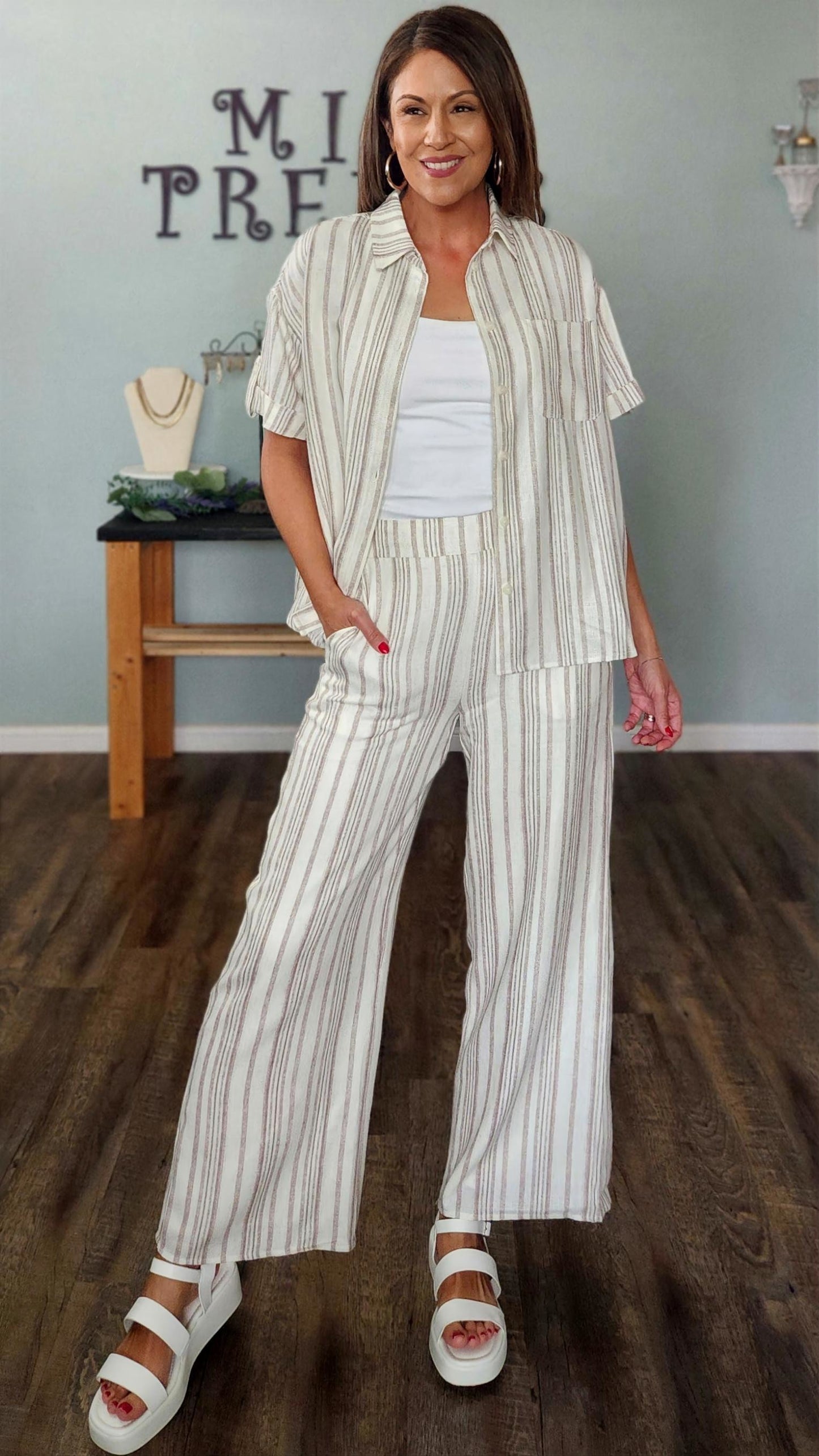 🖤Reset by Jane-Valentina Shirt & Pant Set
