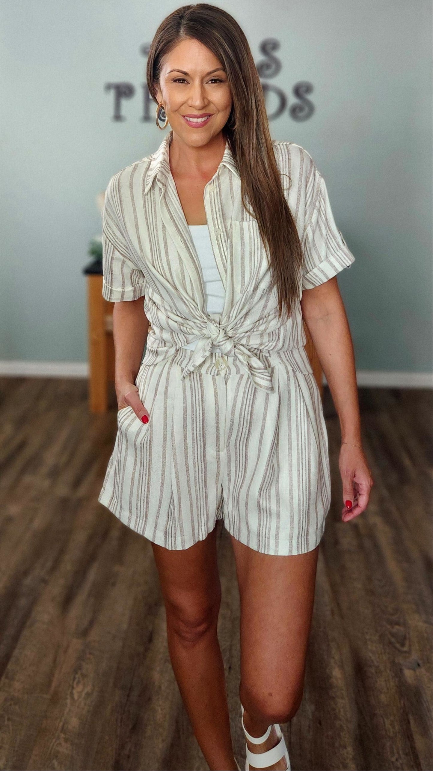 🖤Reset by Jane- Genesis Shirt & Shorts Set