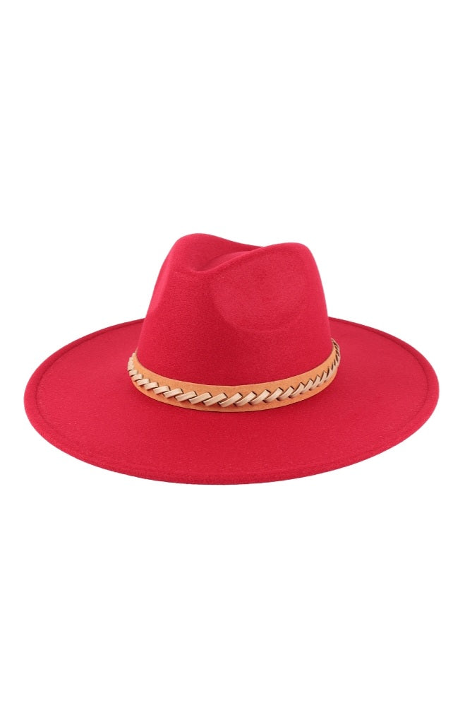 Always Fab Hat-Red Burgundy