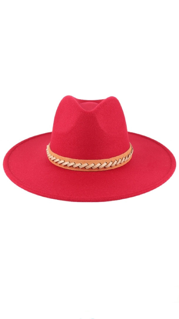 Always Fab Hat-Red Burgundy