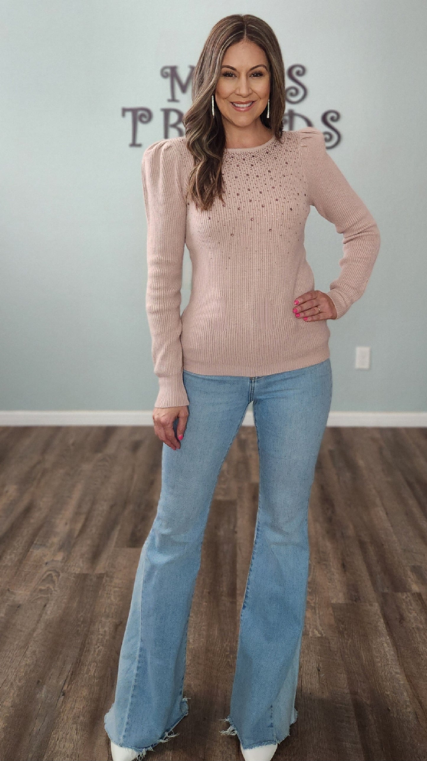 Chic and Modern Sweater-Pink