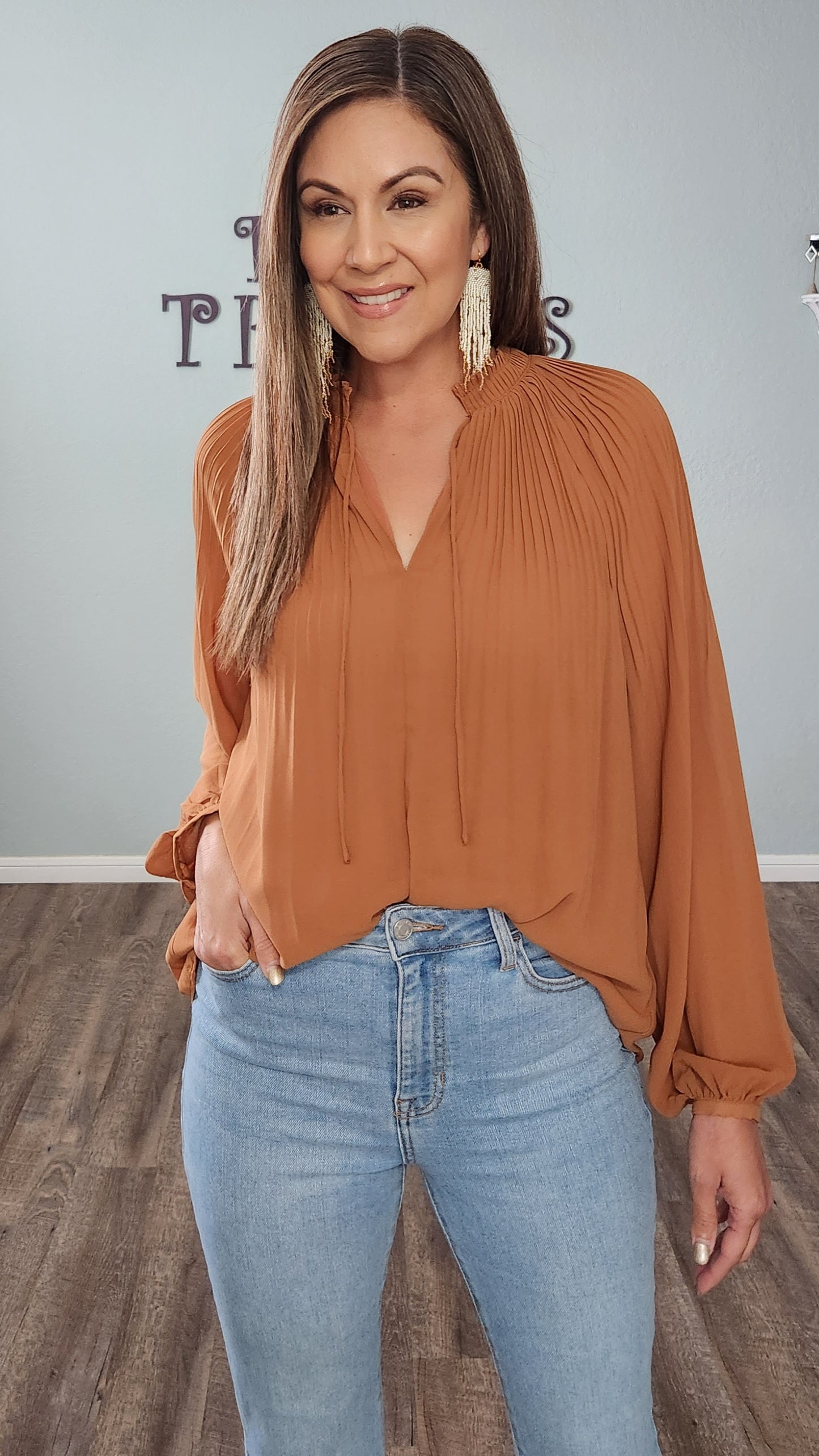 Flaunt Your Stylish Look Top- Camel