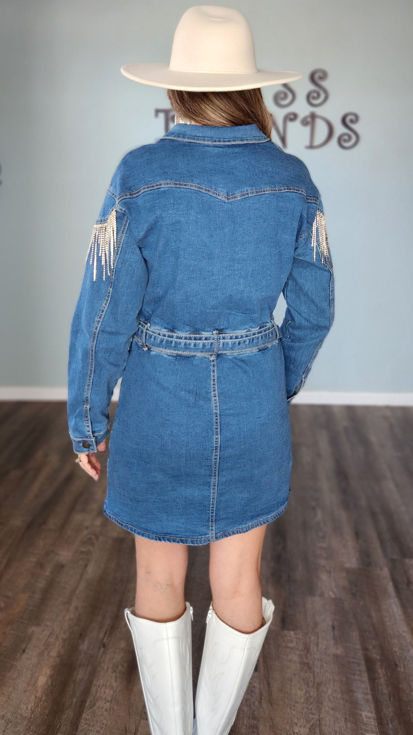 The One and Only Denim Dress-Medium Wash