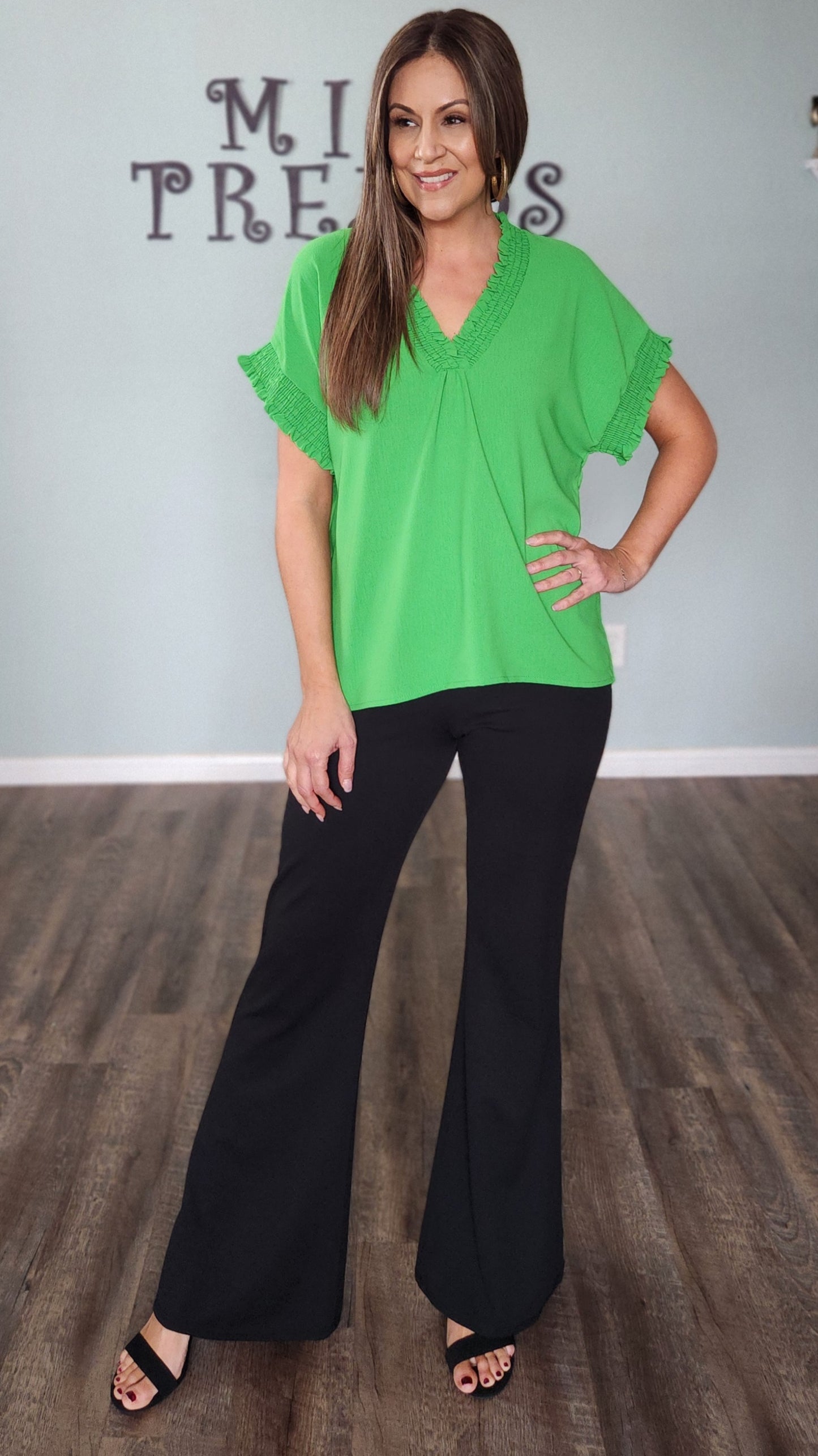 Fun For Any Occasion Top-Kelly Green