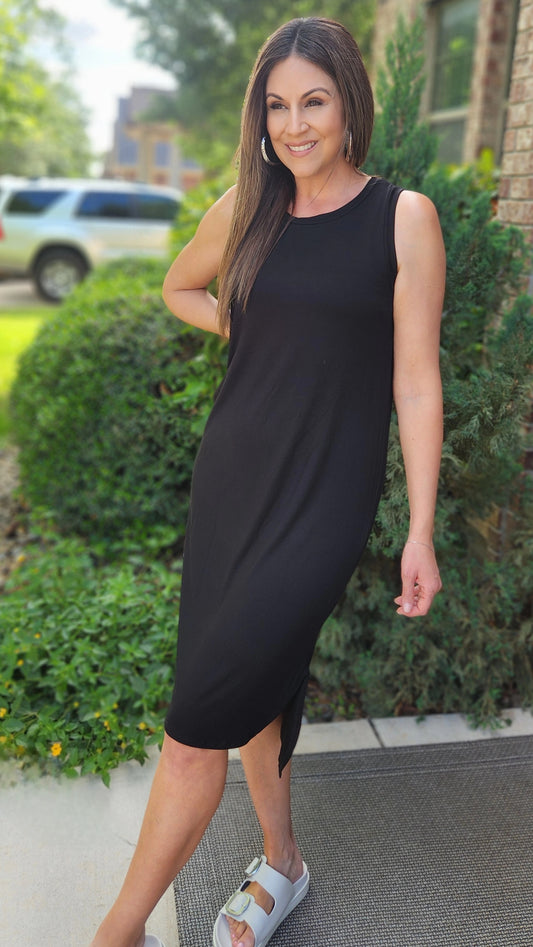 Unleash Your Chic Style Dress-Black